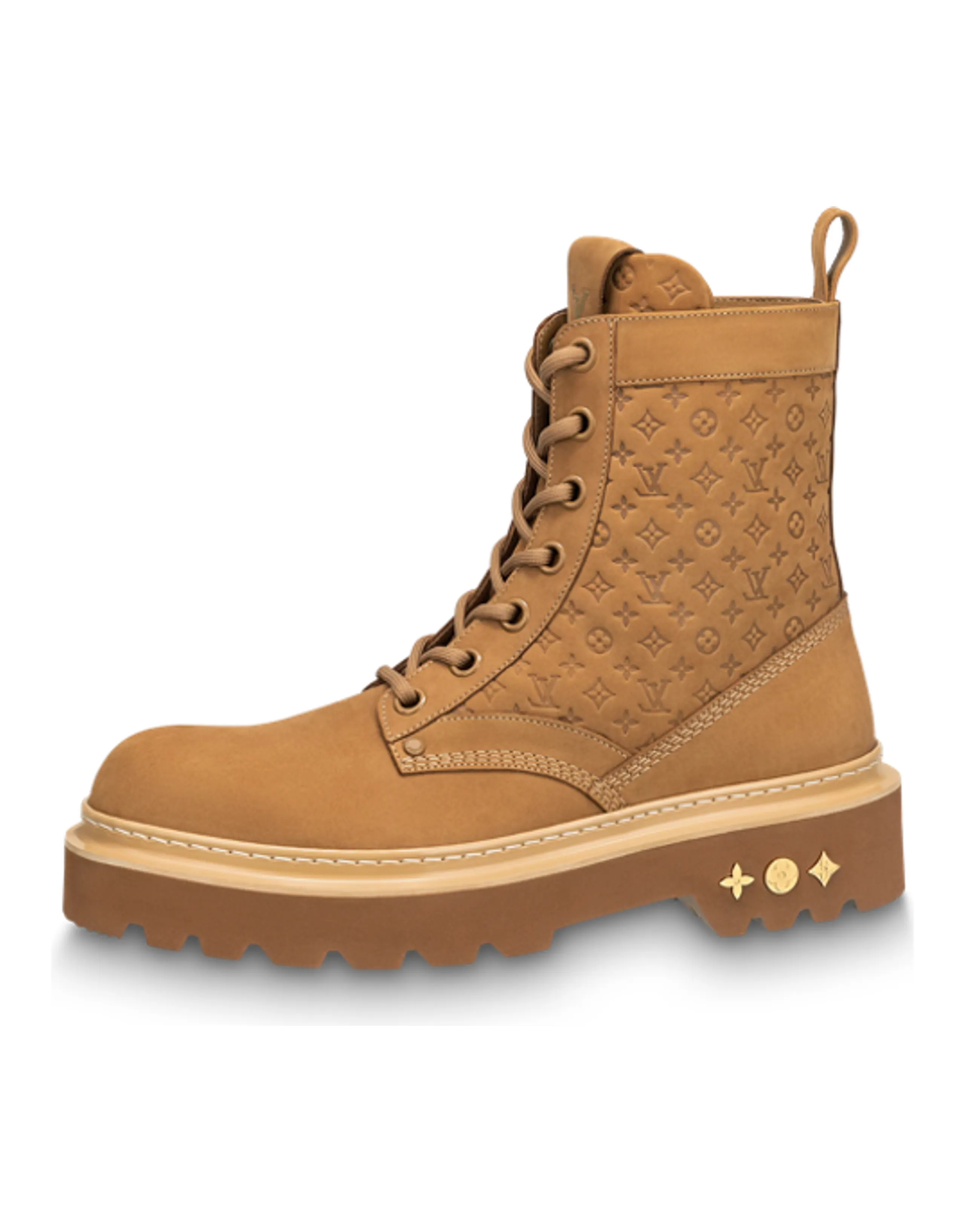 LOUIS VUITTON Ranger Ankle Boots Men's Brown