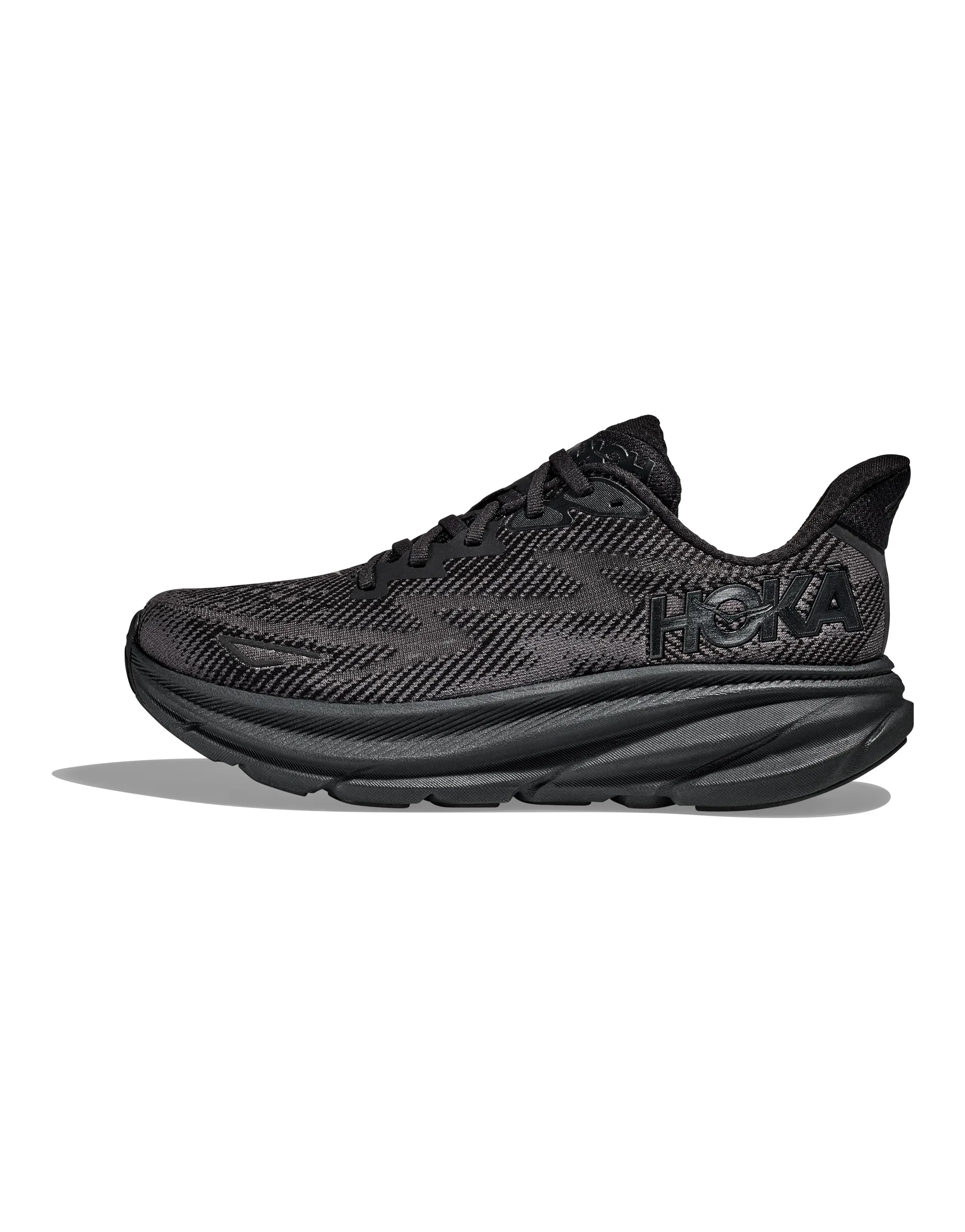 HOKA ONE ONE Clifton 9 Wide 'Black' Women's