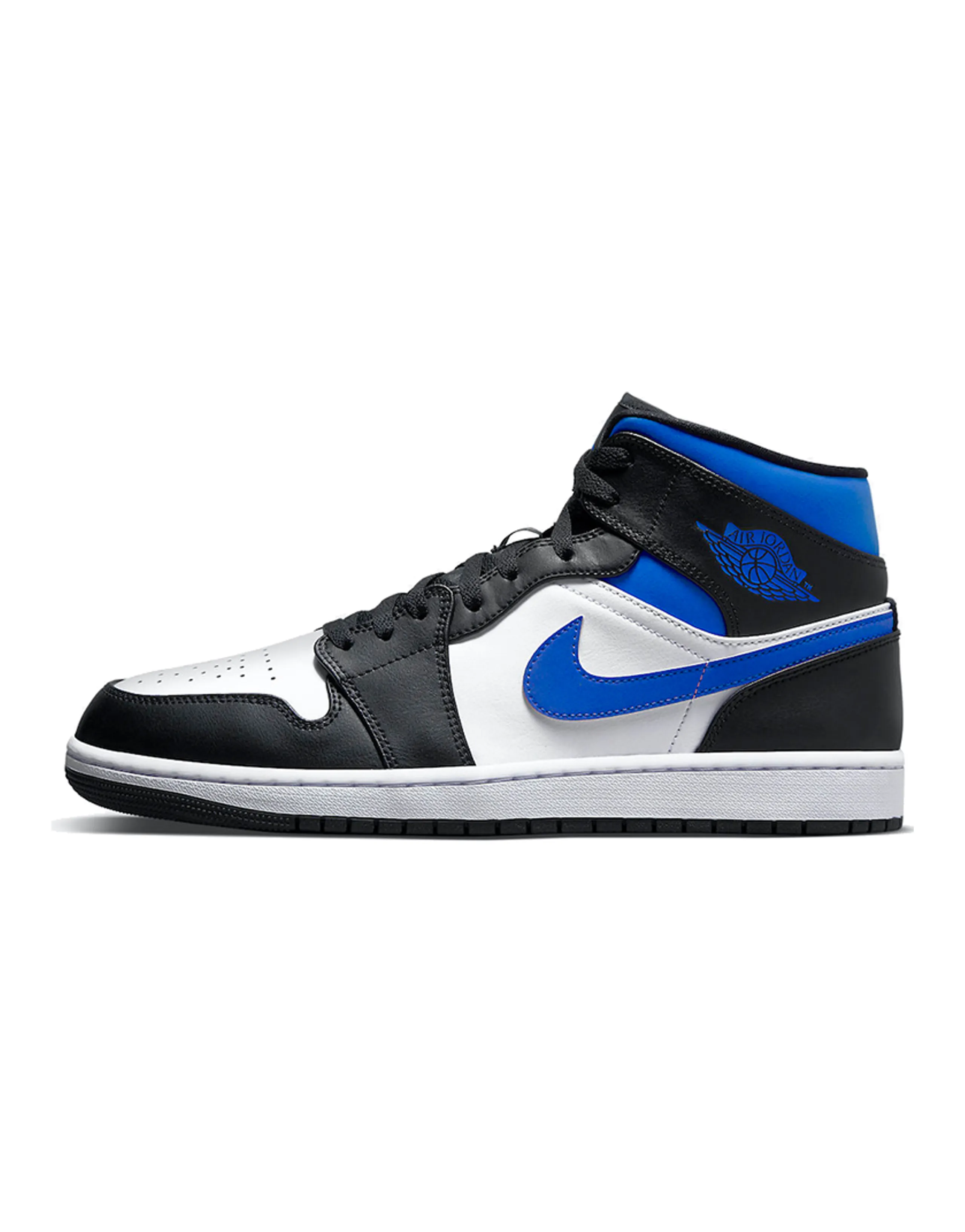 Jordan 1 Mid 'White Black Racer Blue'