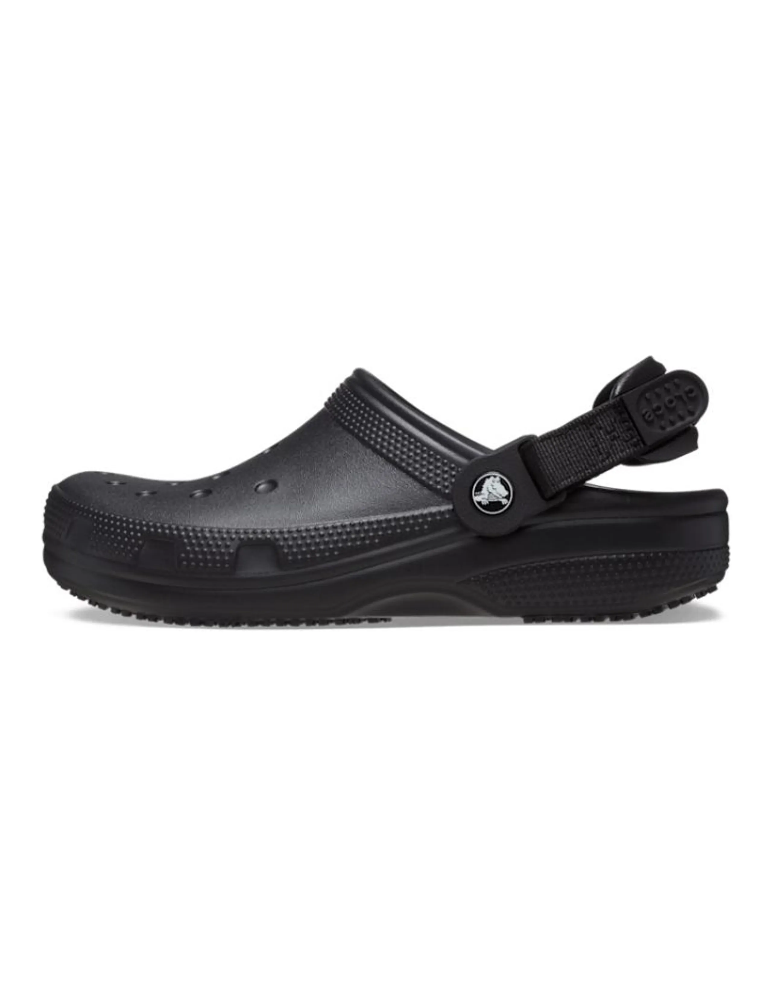 Crocs Classic Slip Resistant Work Clog Comfortable Versatile Clogs Unisex Black