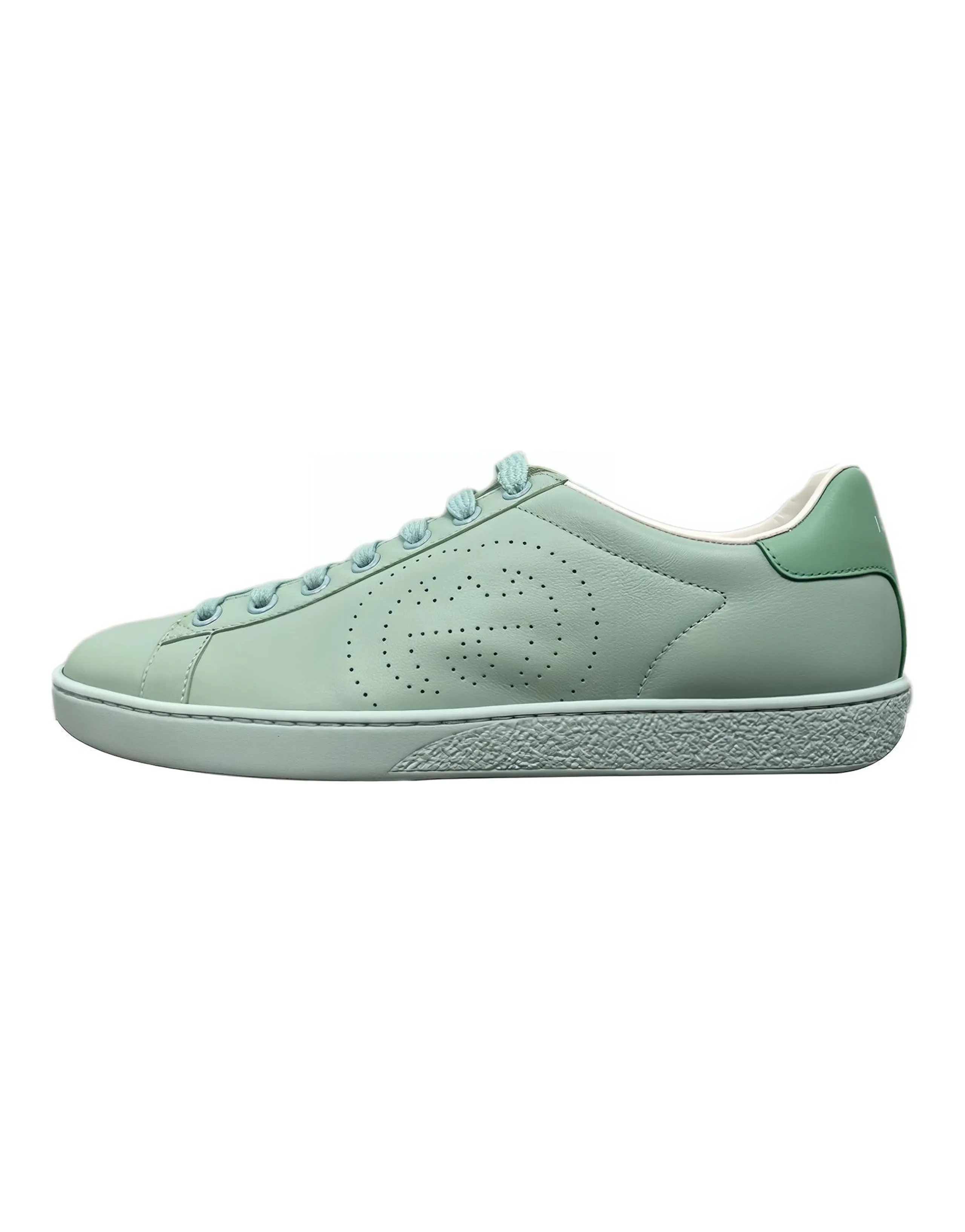 GUCCI Ace Interlocking G Sneakers Water Green Women's