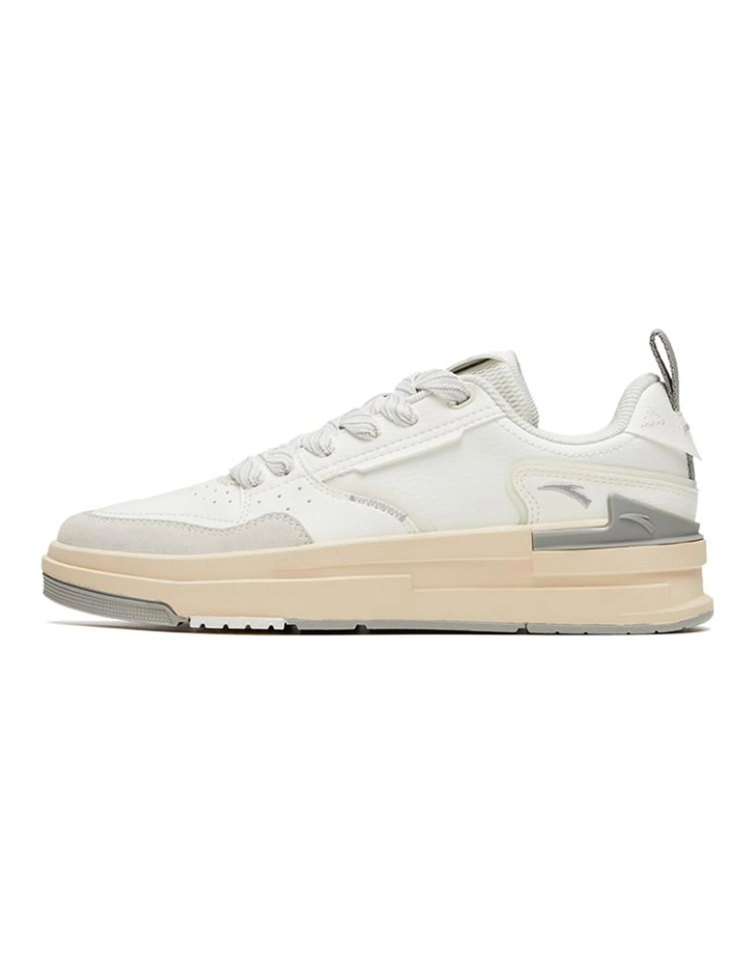 Anta Bump Anti-Slip Wear-Resistant Low-Top Skateboard Shoes Women's White