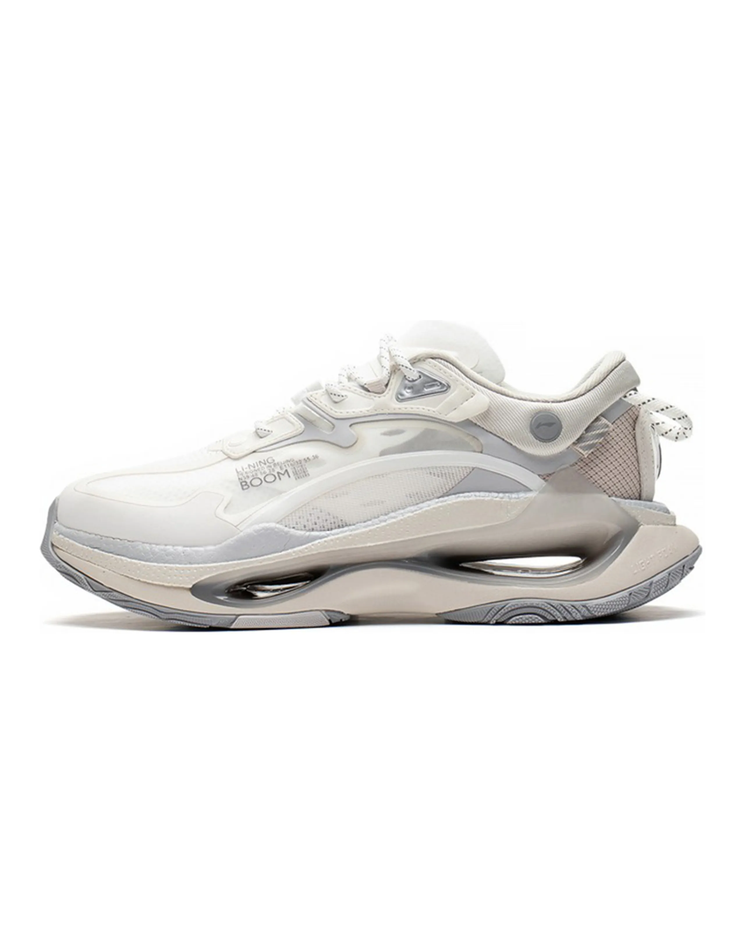 LiNing Casual Shoes Men Low-Top Cloud White / Moonlight Gray