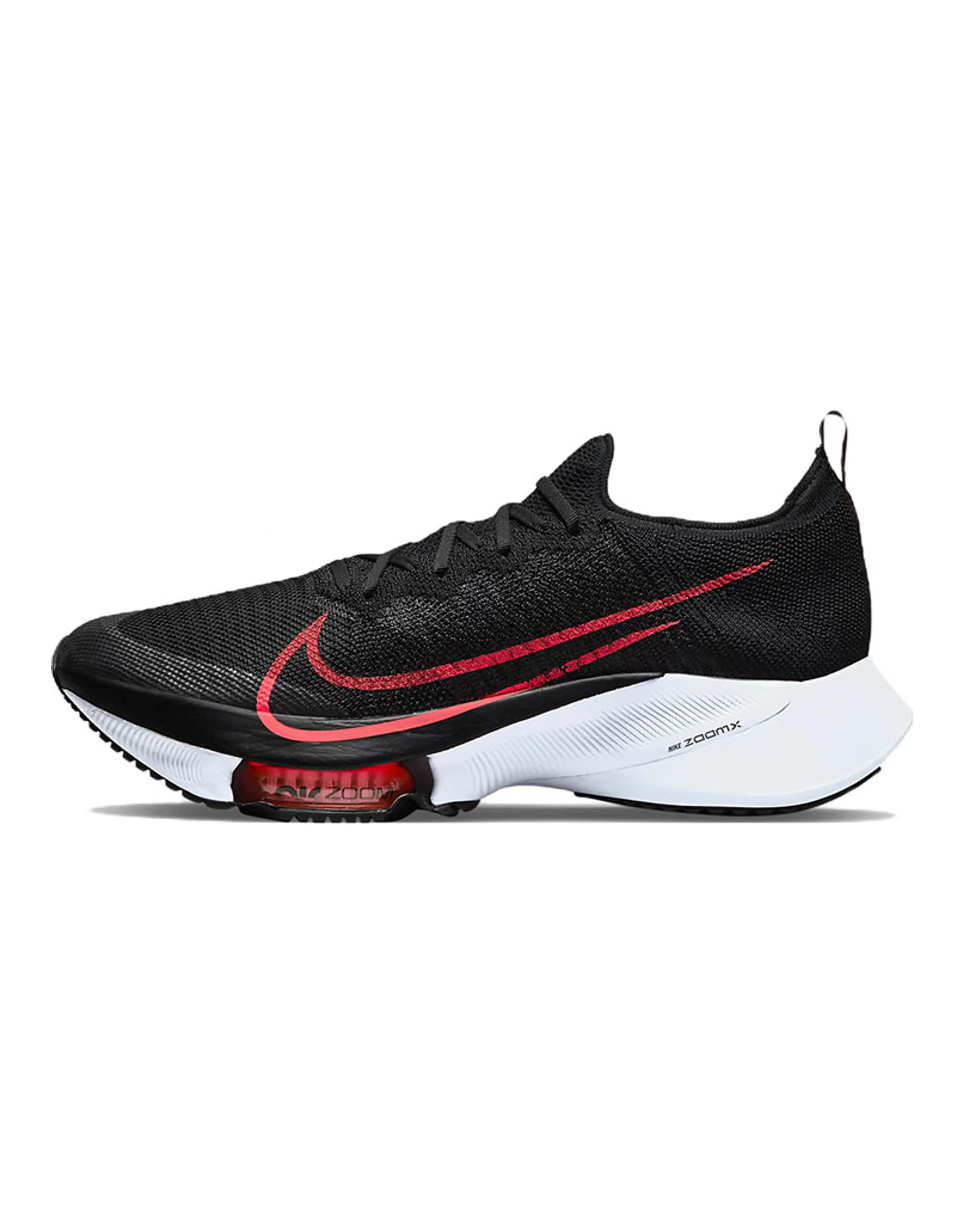 Nike Air Zoom Tempo Next% Flyknit Black Flash Crimson White