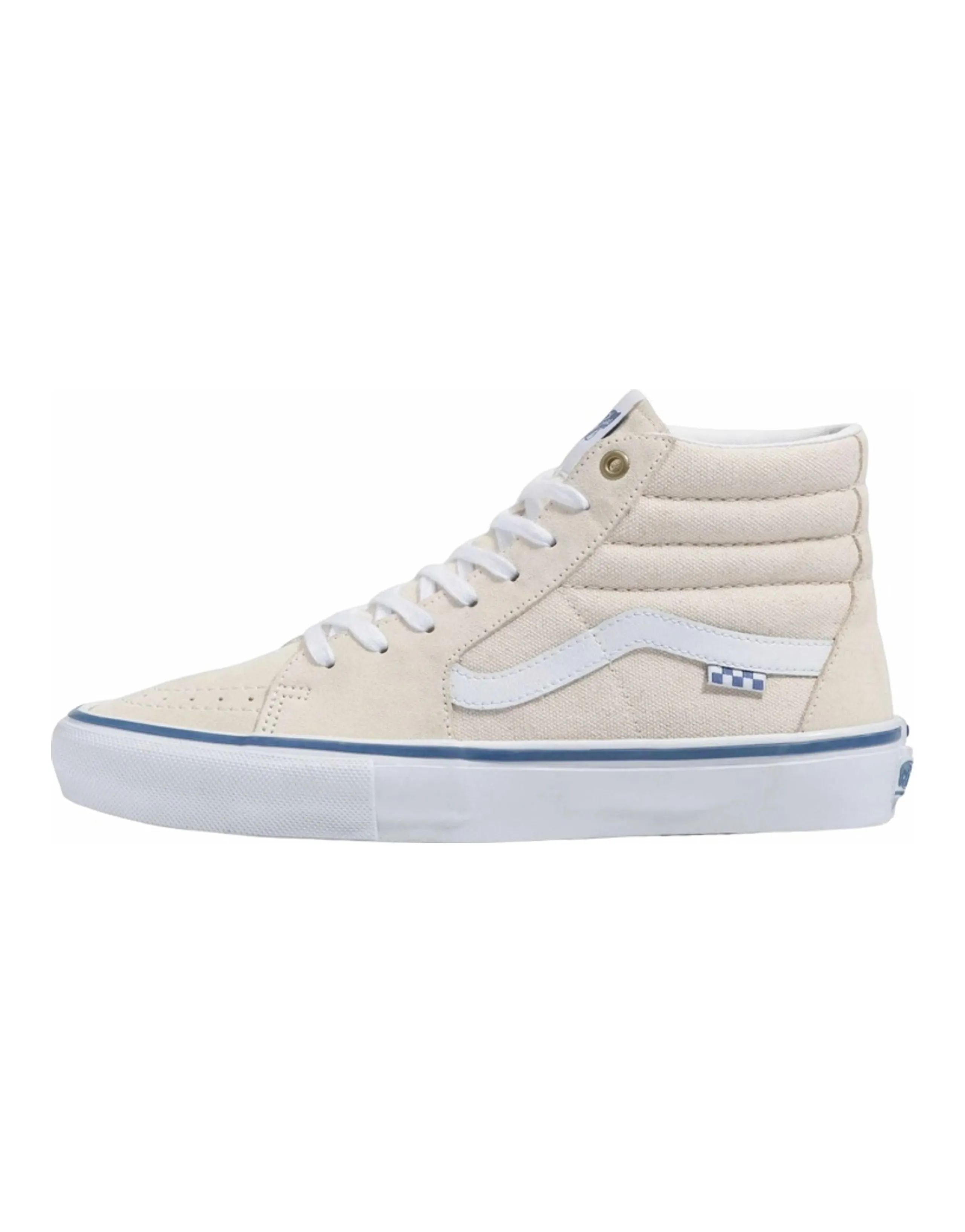 Vans Raw Canvas Skate SK8 HI 'White Blue'