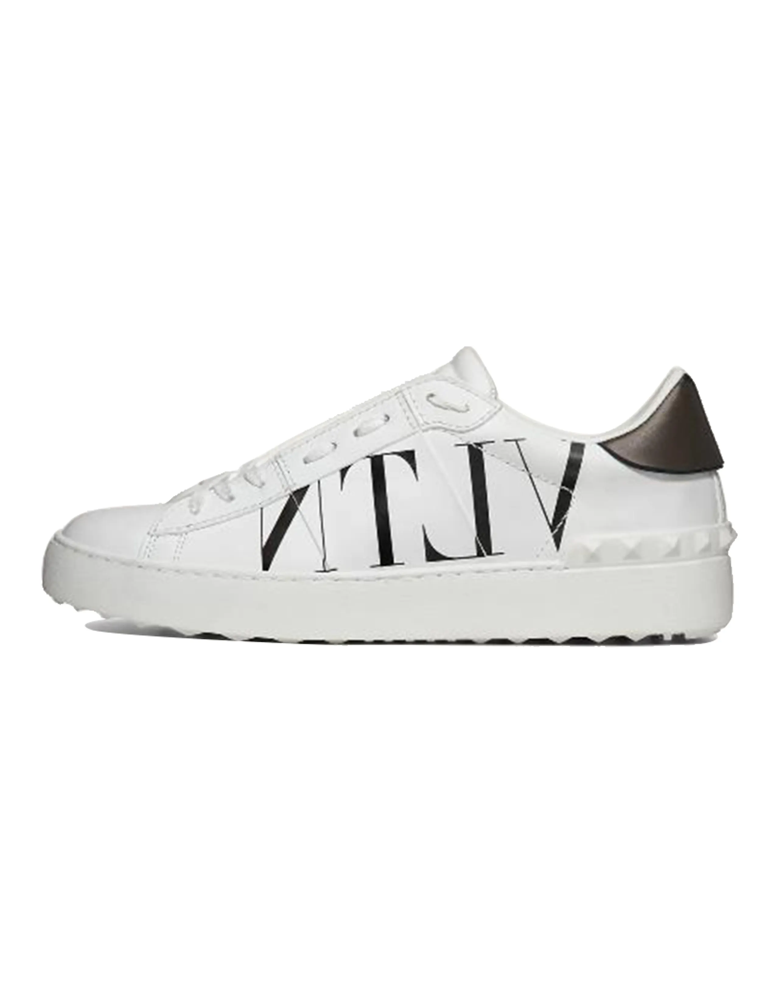 Valentino Women's Open Sneaker 'Logo Print - White'