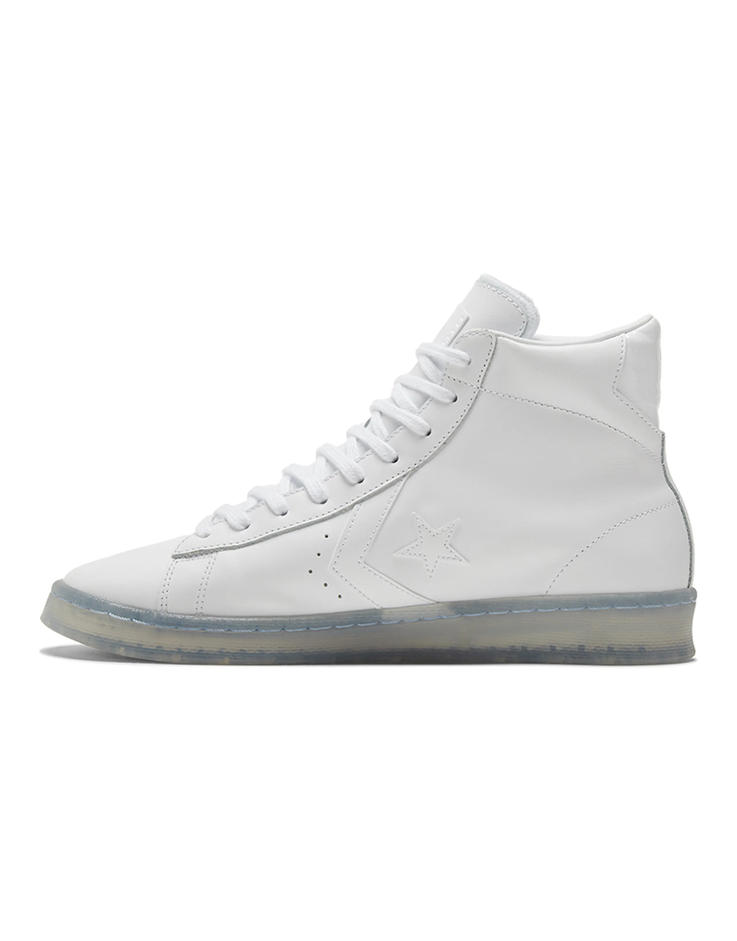 Converse Pro Leather High Black Ice White Clear