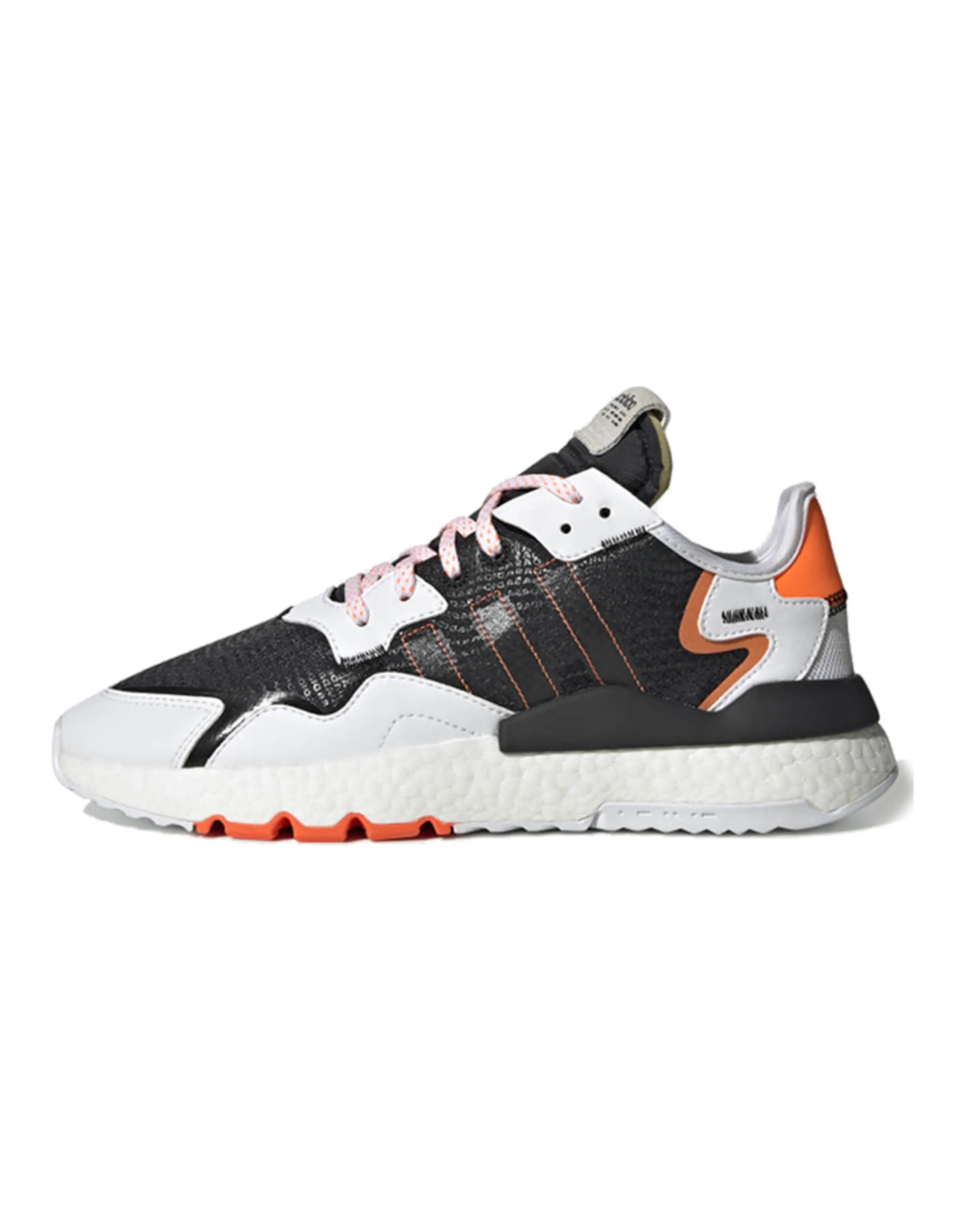 Adidas Originals Nite Jogger 'Cloud White/Core Black/Solar Orange'