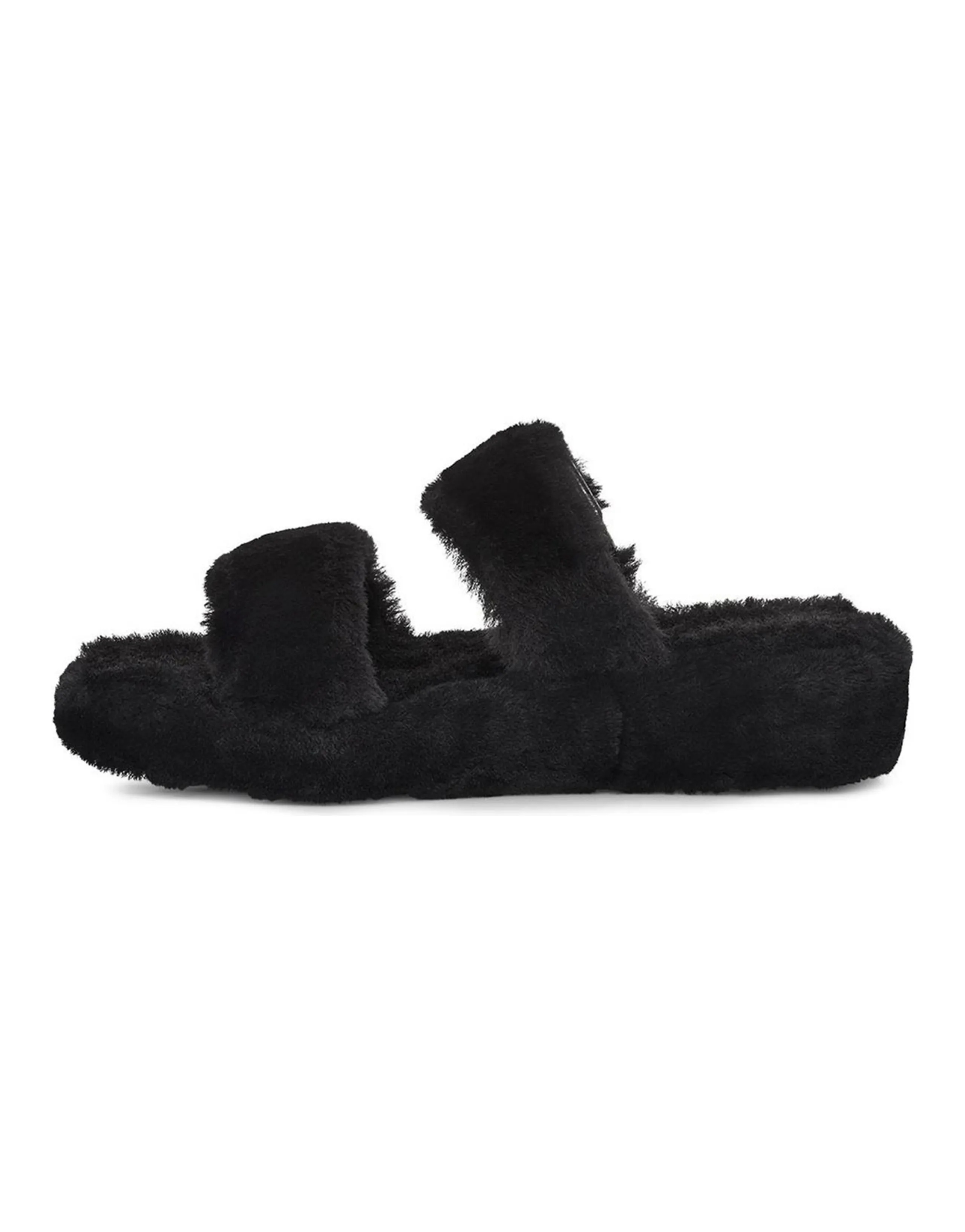UGG Fuzz Yeah Black Sandals Women's