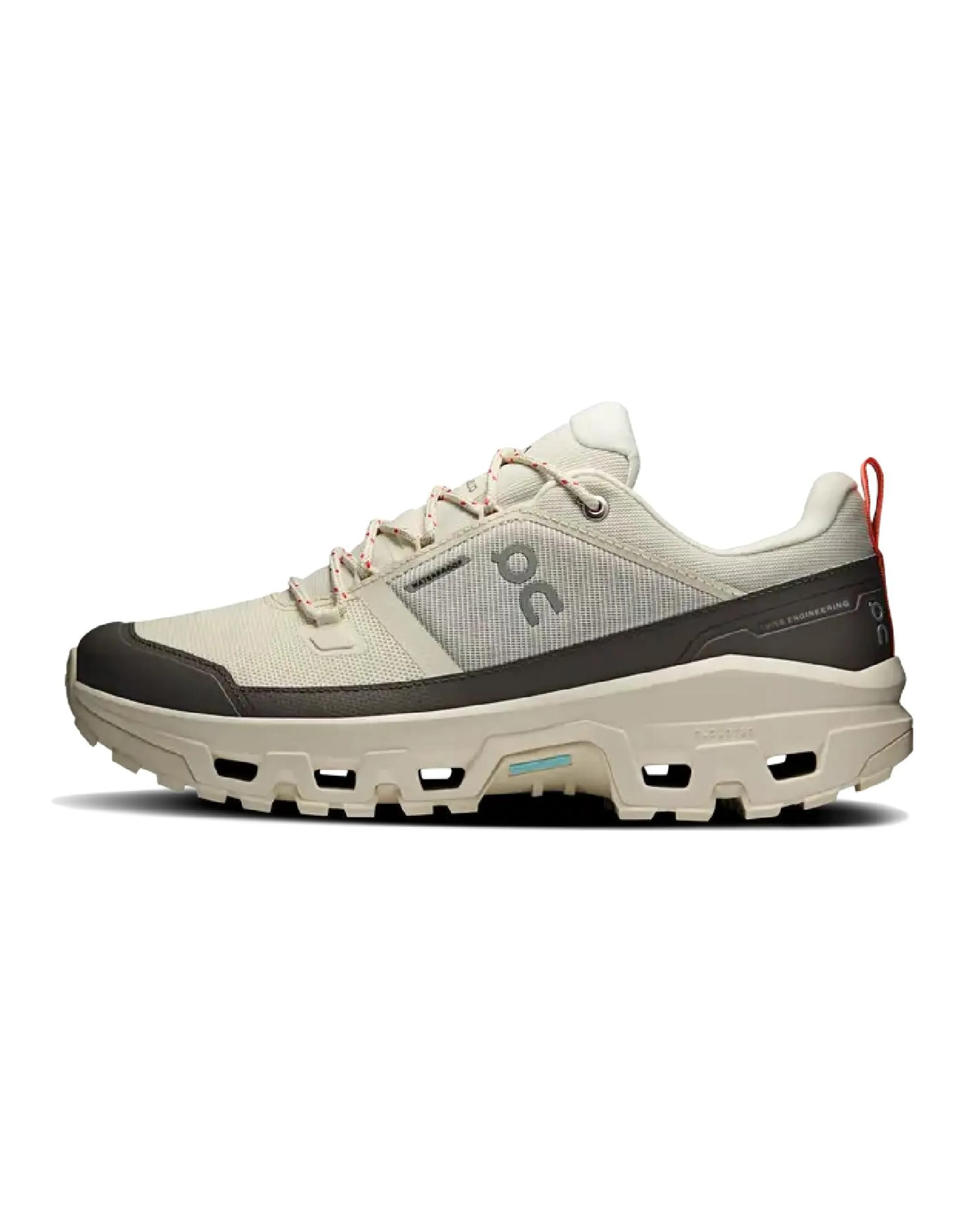 On Cloudrock Comfortable Versatile Waterproof Low-Top Hiking Trekking Shoes Men's Off-White