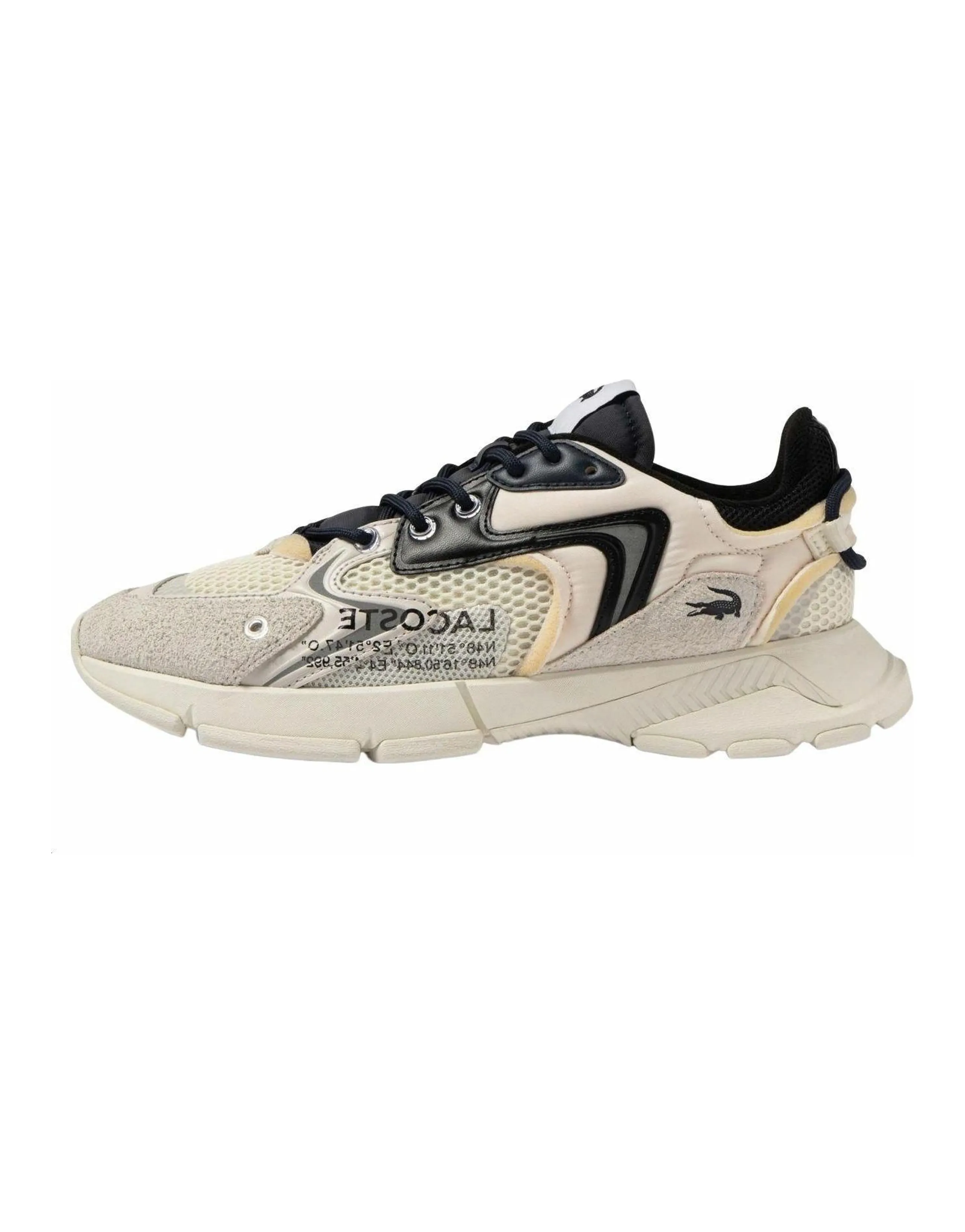 LACOSTE Logo-print Panelled Sneakers