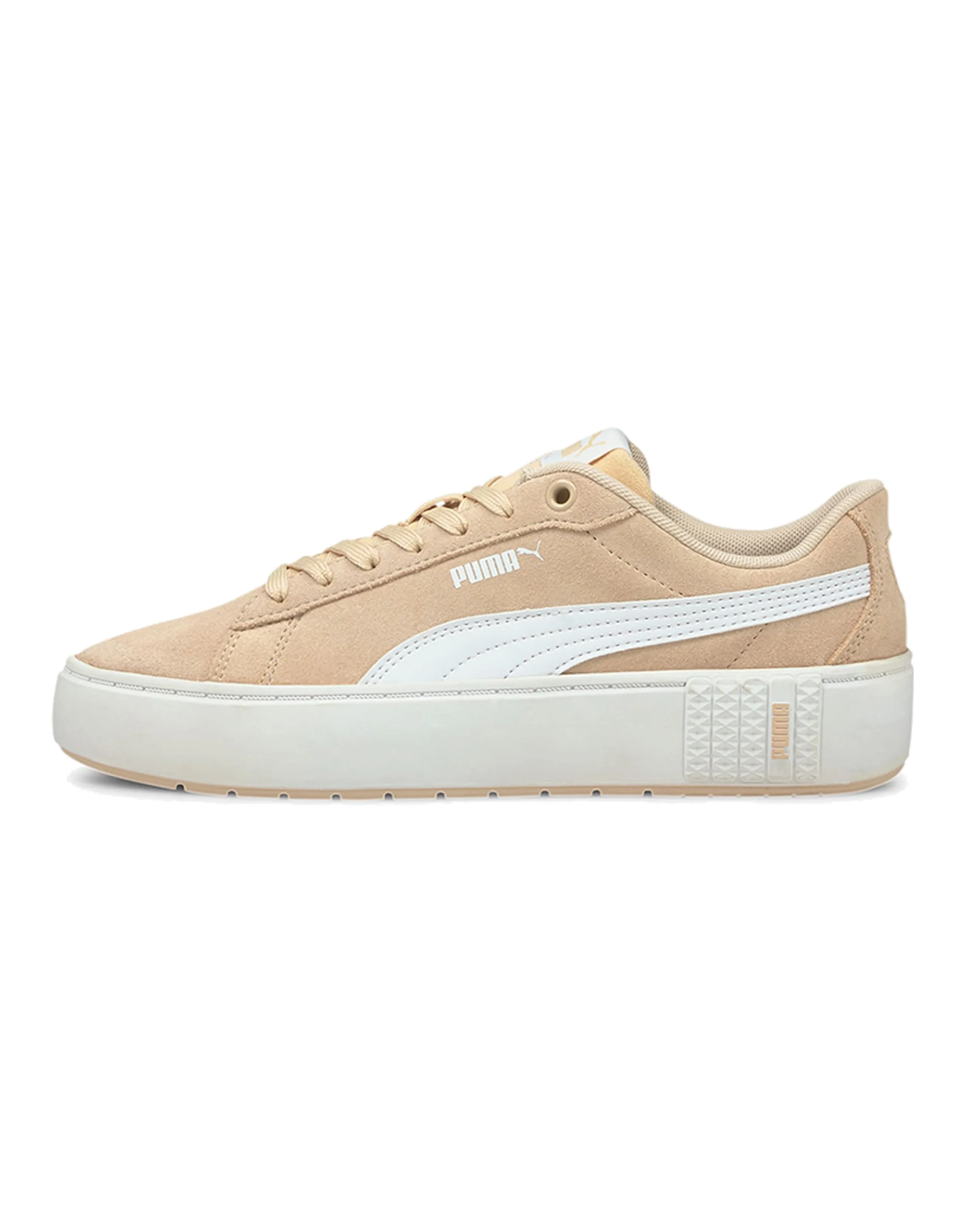PUMA Smash Platform V2 Suede 'Khaki White' Women's