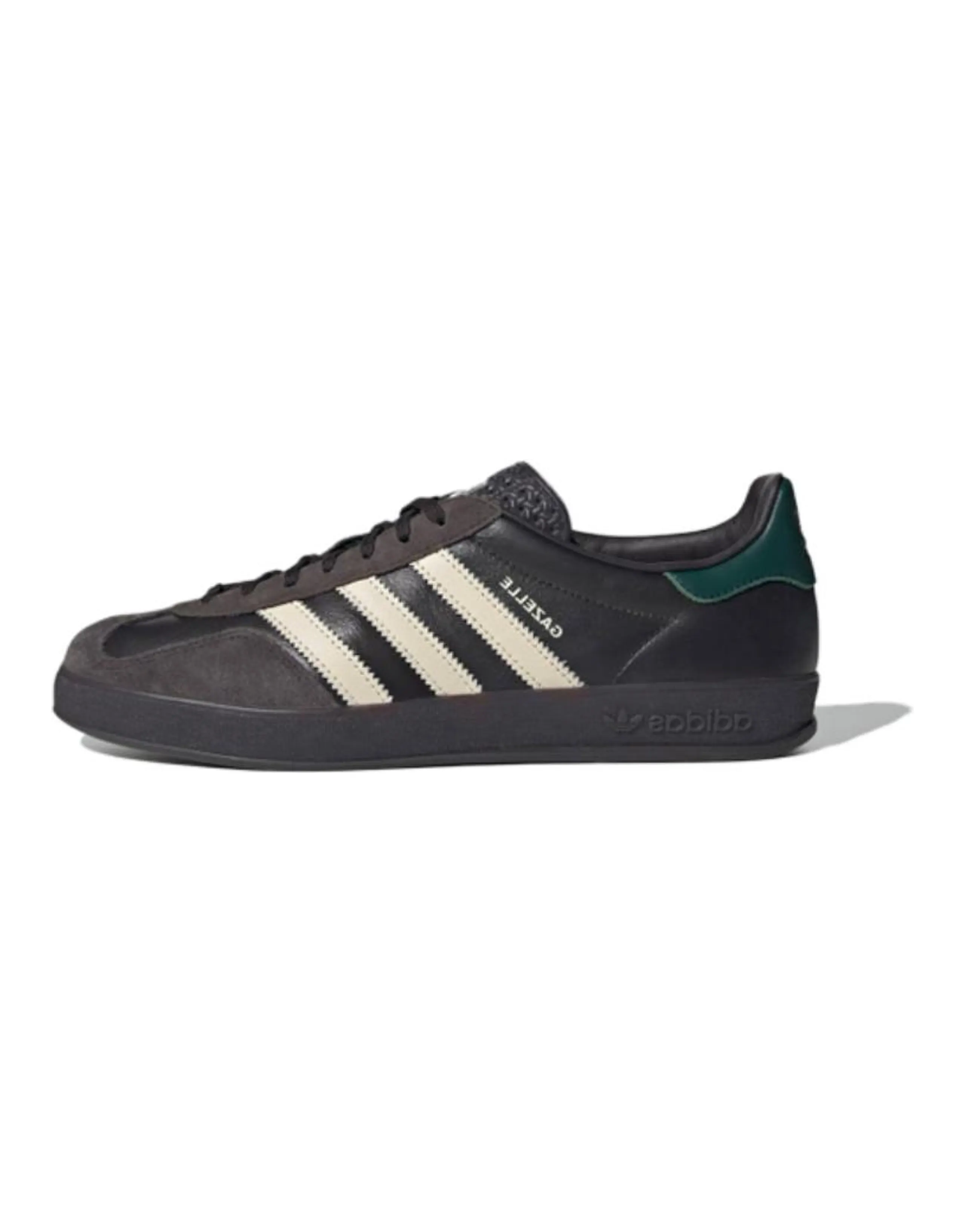 Adidas Originals Gazelle Indoor Leather 'Black Brown Green'