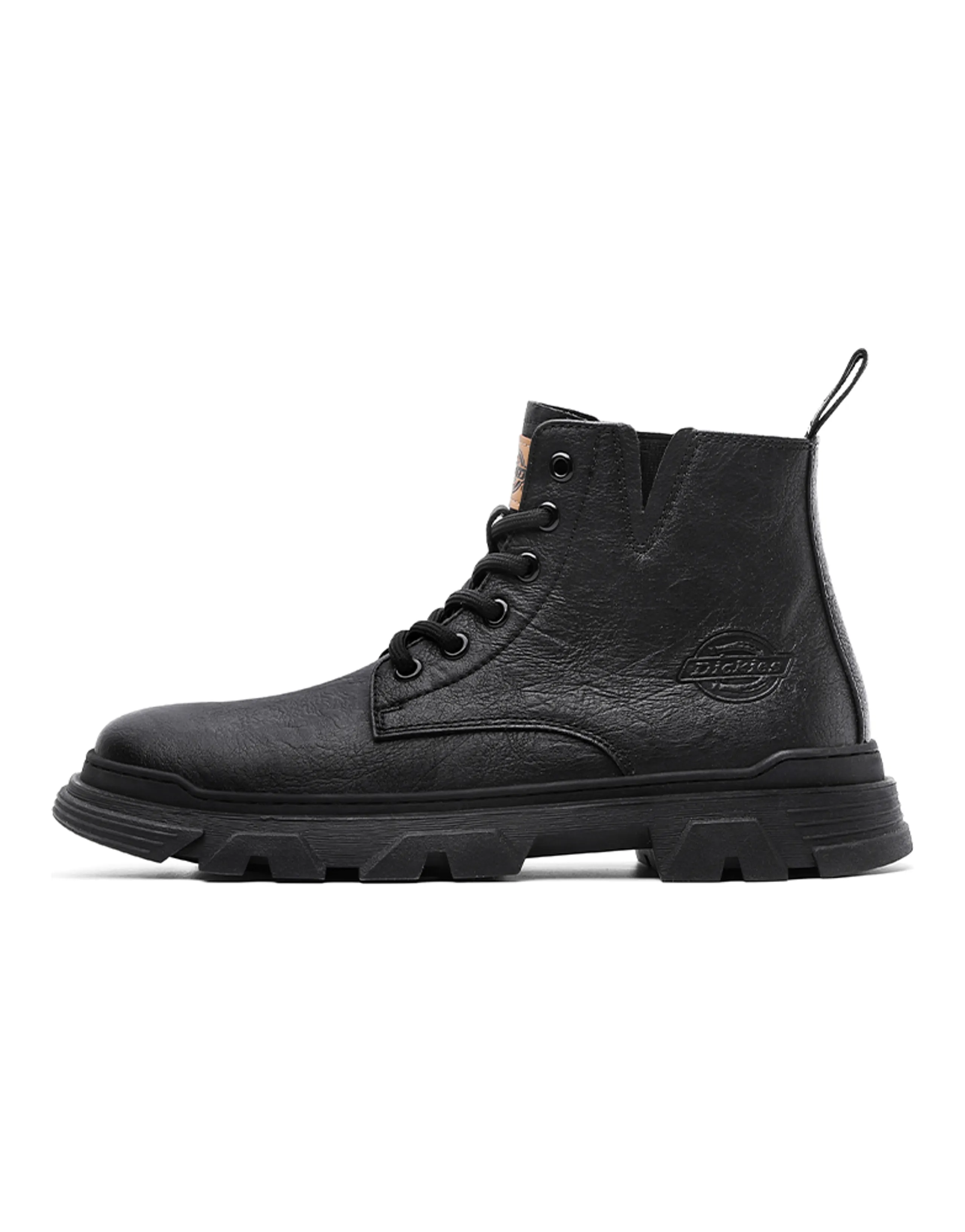 Dickies Slip-Resistant Crew Work Boots High-Top Men's Black