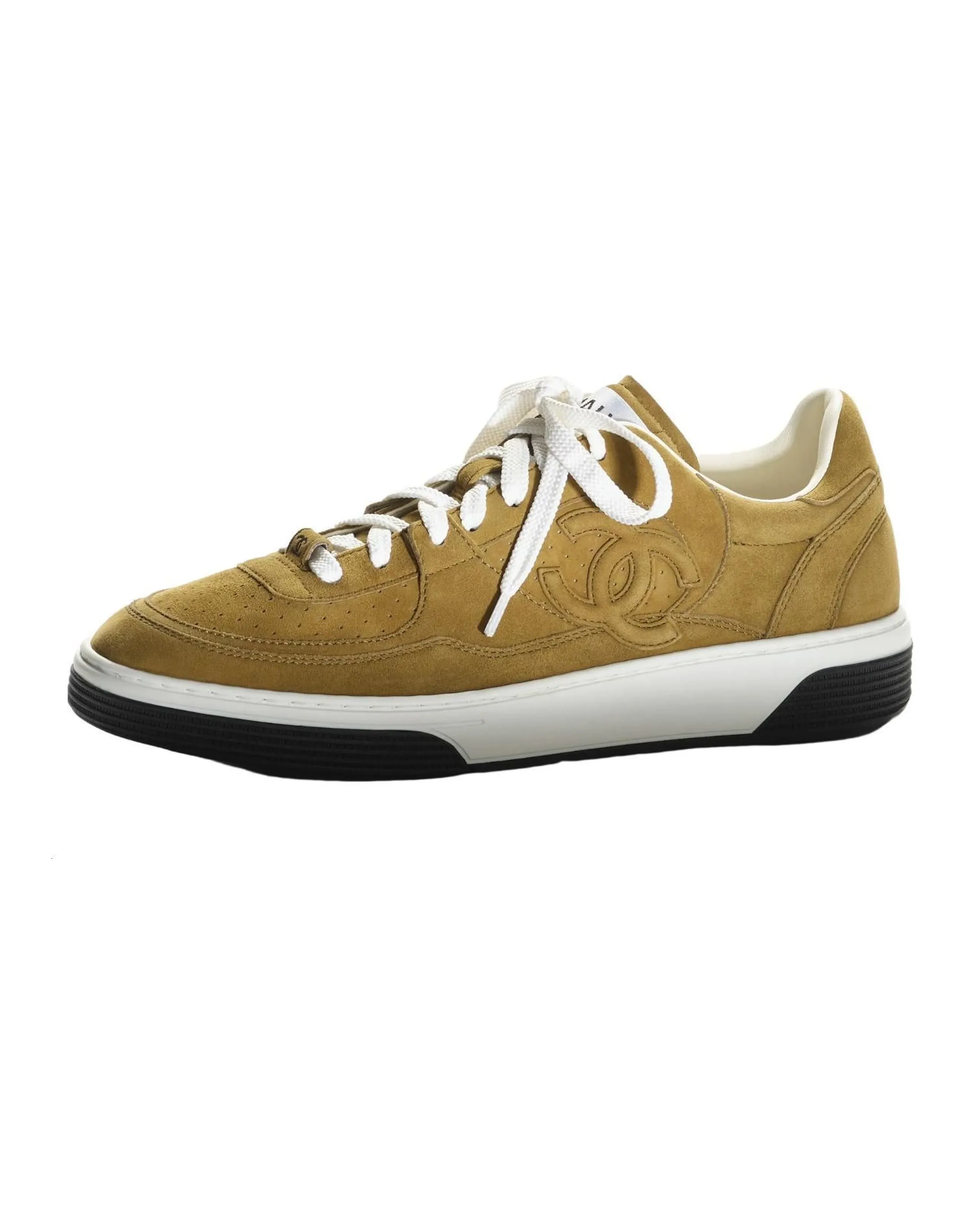 CHANEL Low-Top Skateboard Shoes Women's Green