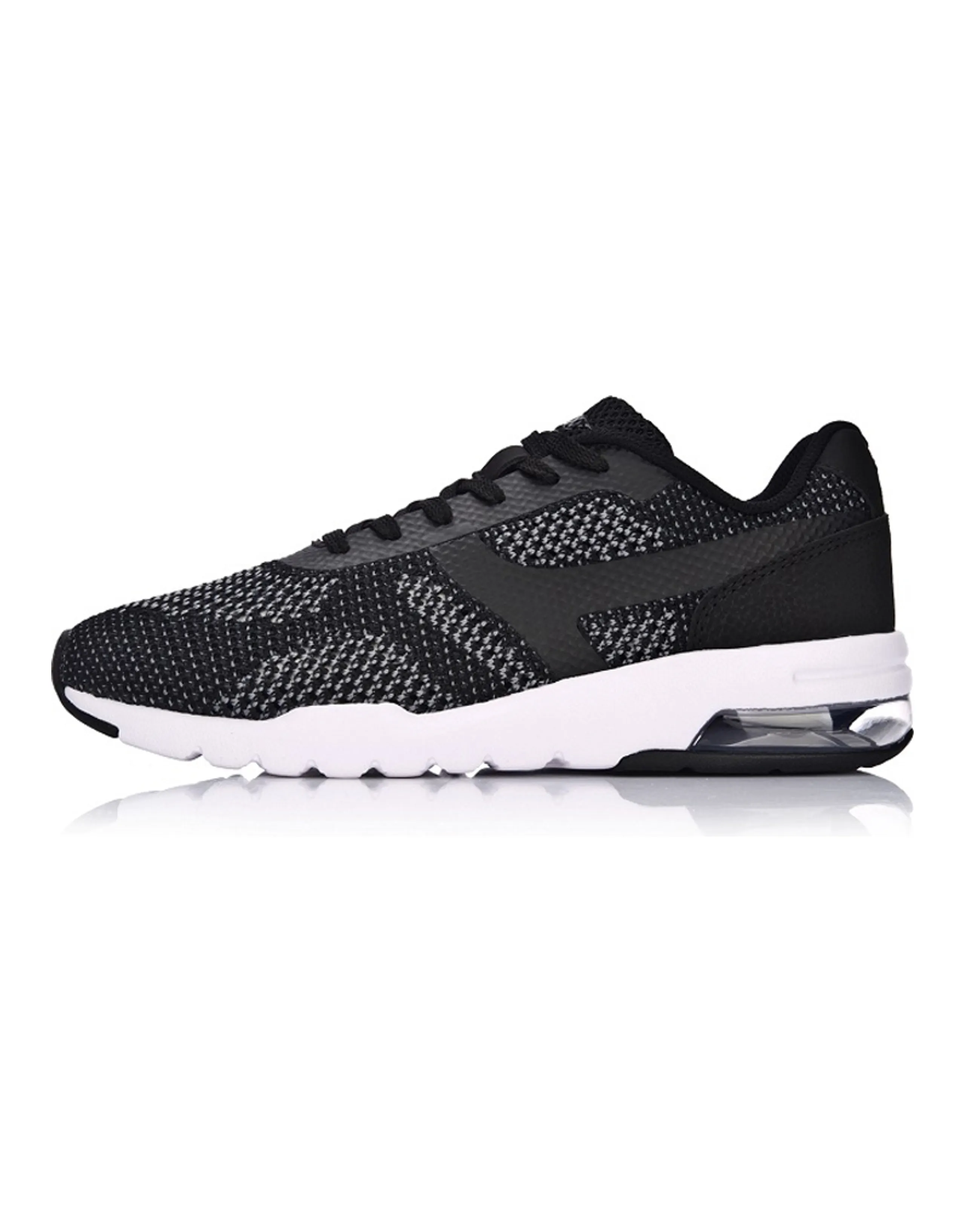 LINING Bubble Casual Shoes Women's Low-Top Black Gray