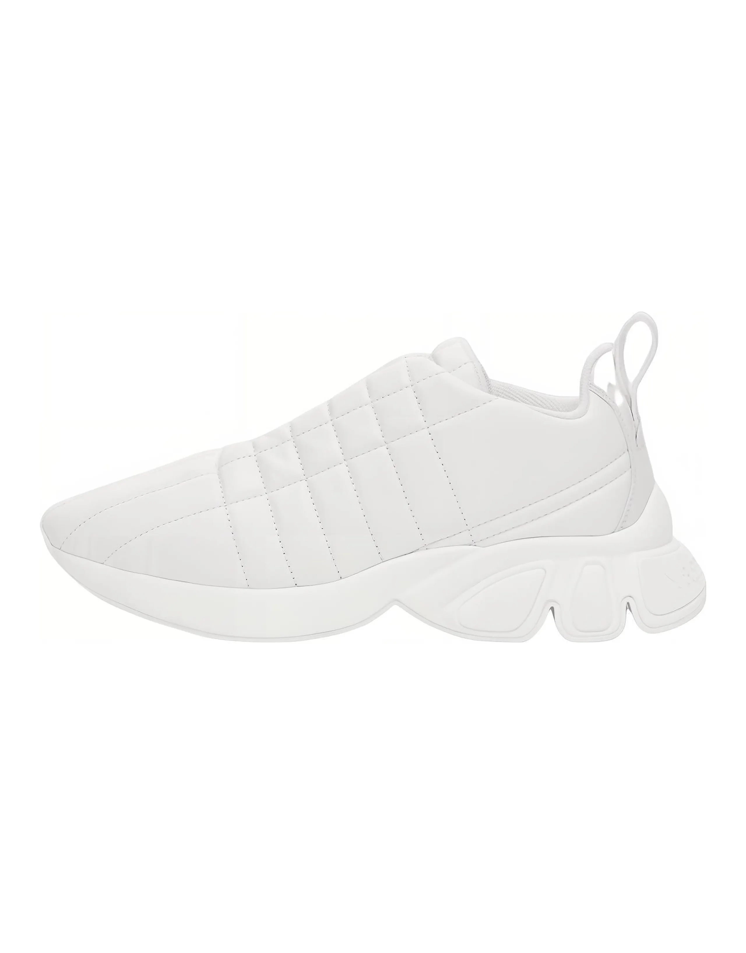 Burberry Quilted Leather Sneaker White Women's
