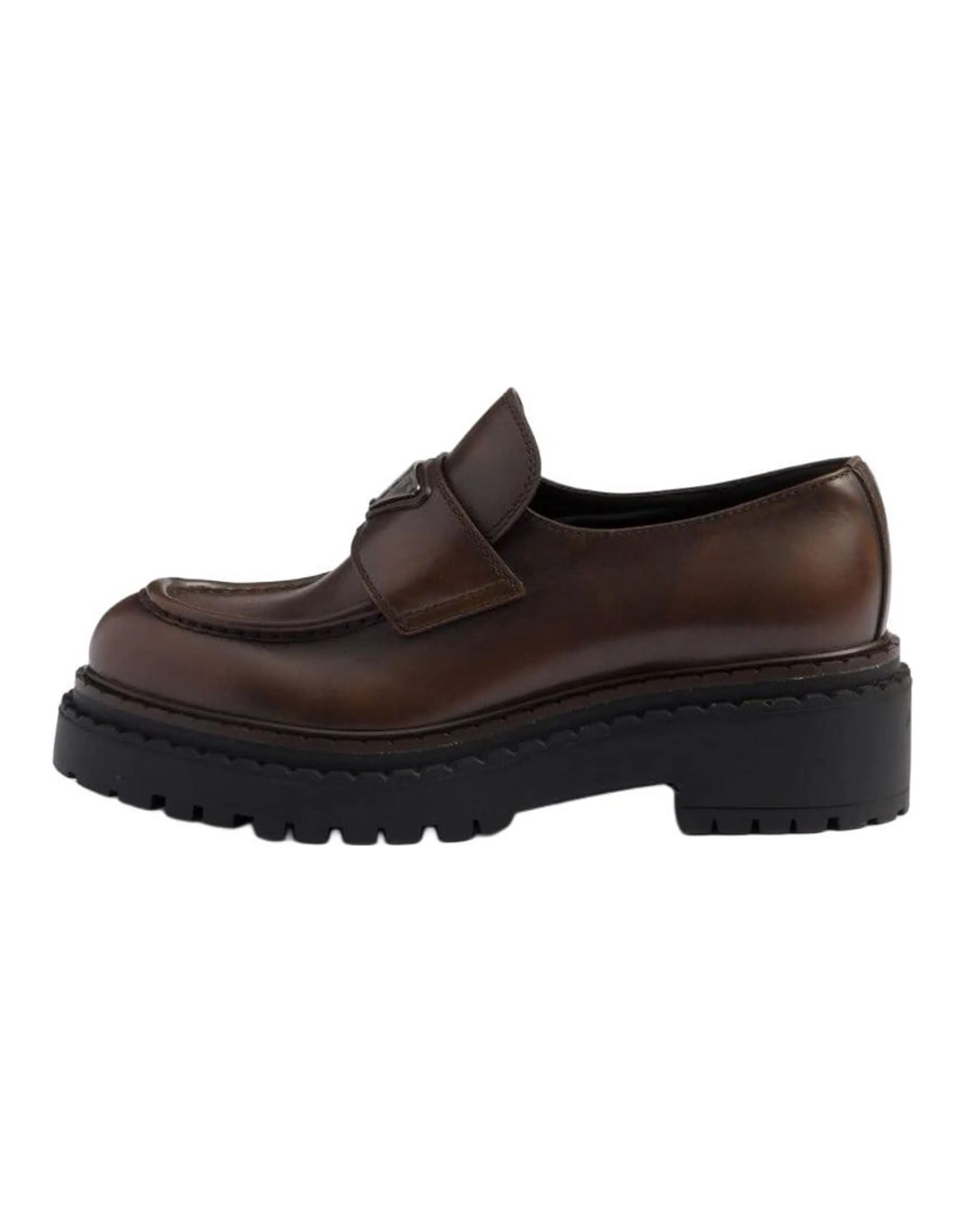 PRADA Loafers 5.5cm Women's Dark Brown