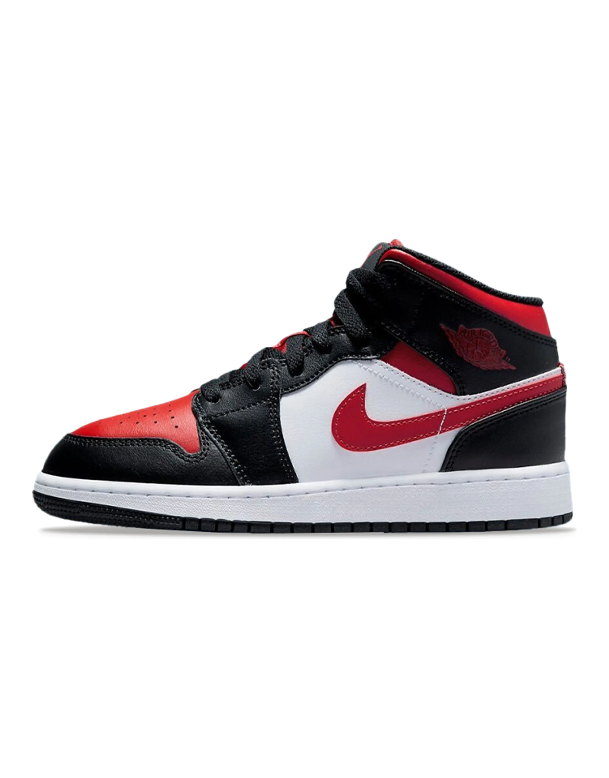 Jordan Air Jordan 1 Mid Black Fire Red GS