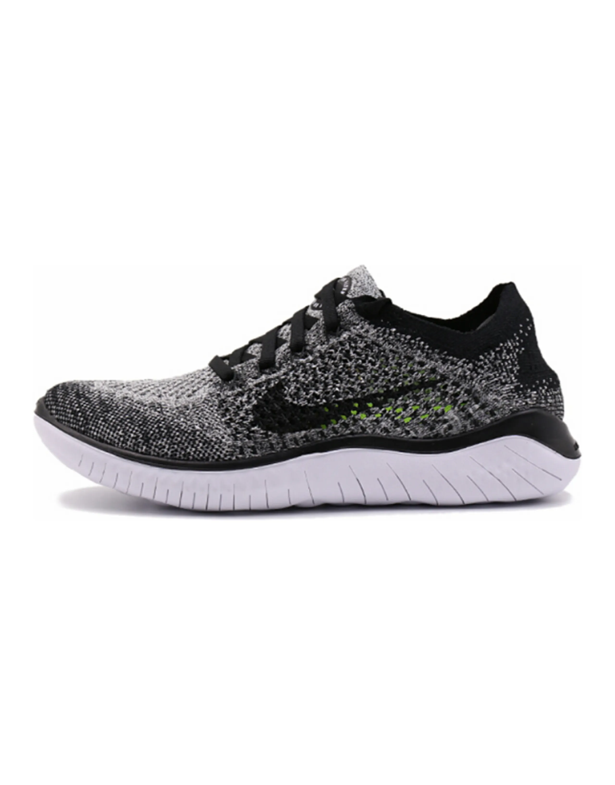 Nike Free Rn Flyknit 2018 Oreo Women's
