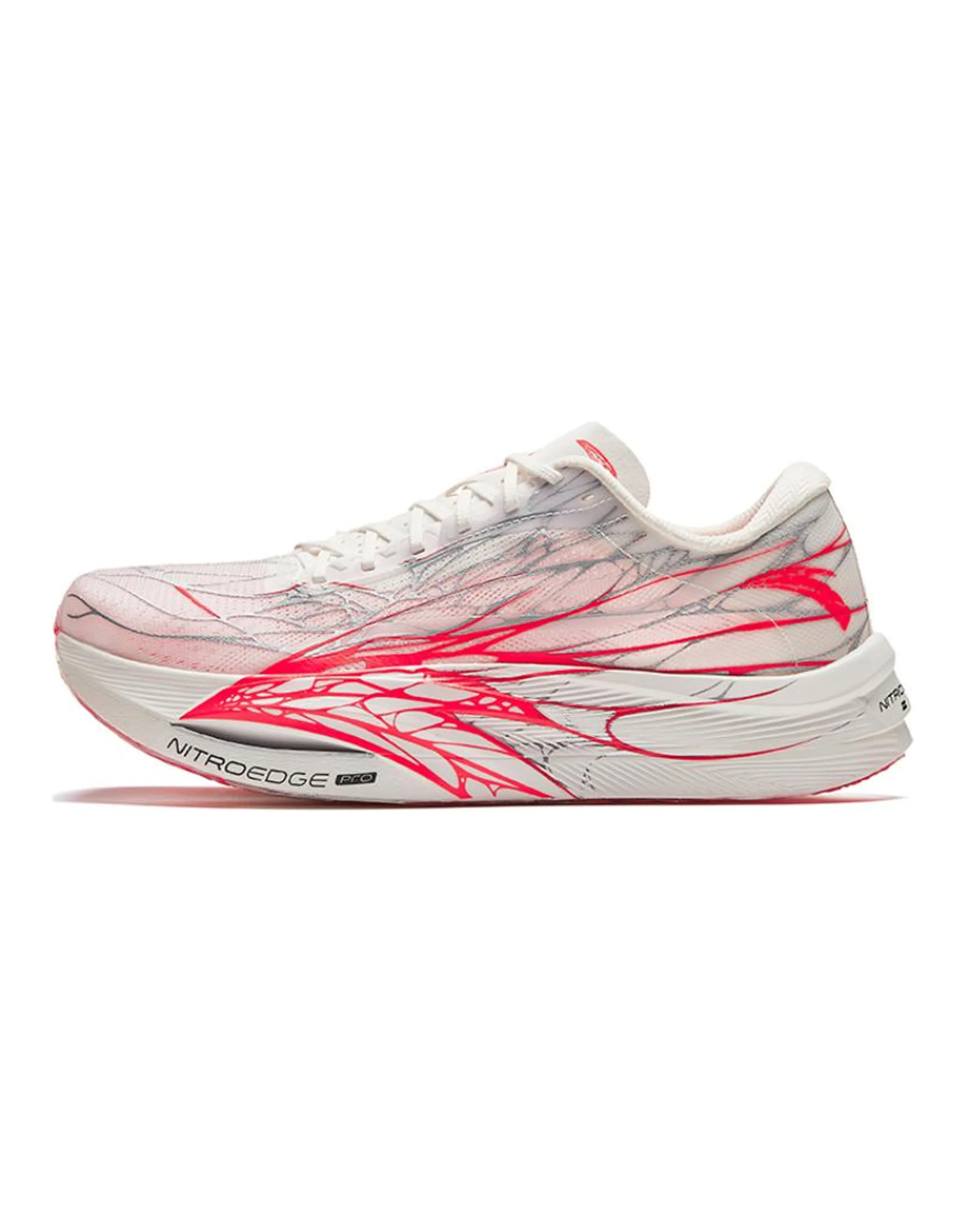 Anta C202 5 GT Cushioning Wear-Resistant Low-Top Running Shoes Men's White Red