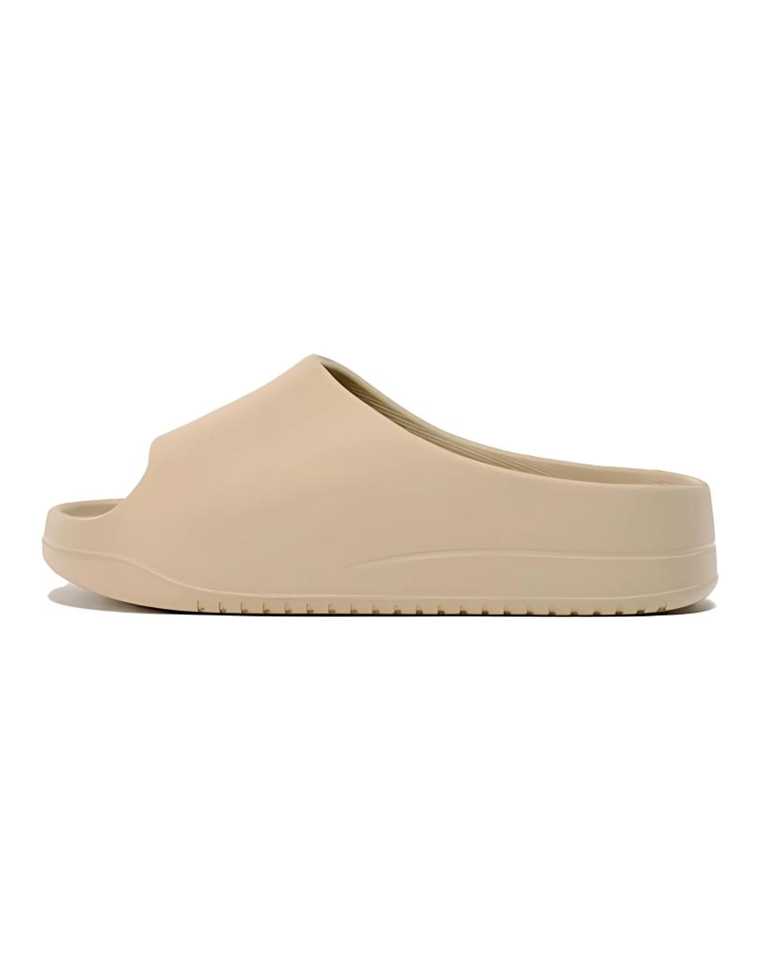 ZARA Commute Fashion Elegant Trendy Platform Round-Toe Casual Slip-Resistant Flip-Flops Women's Beige