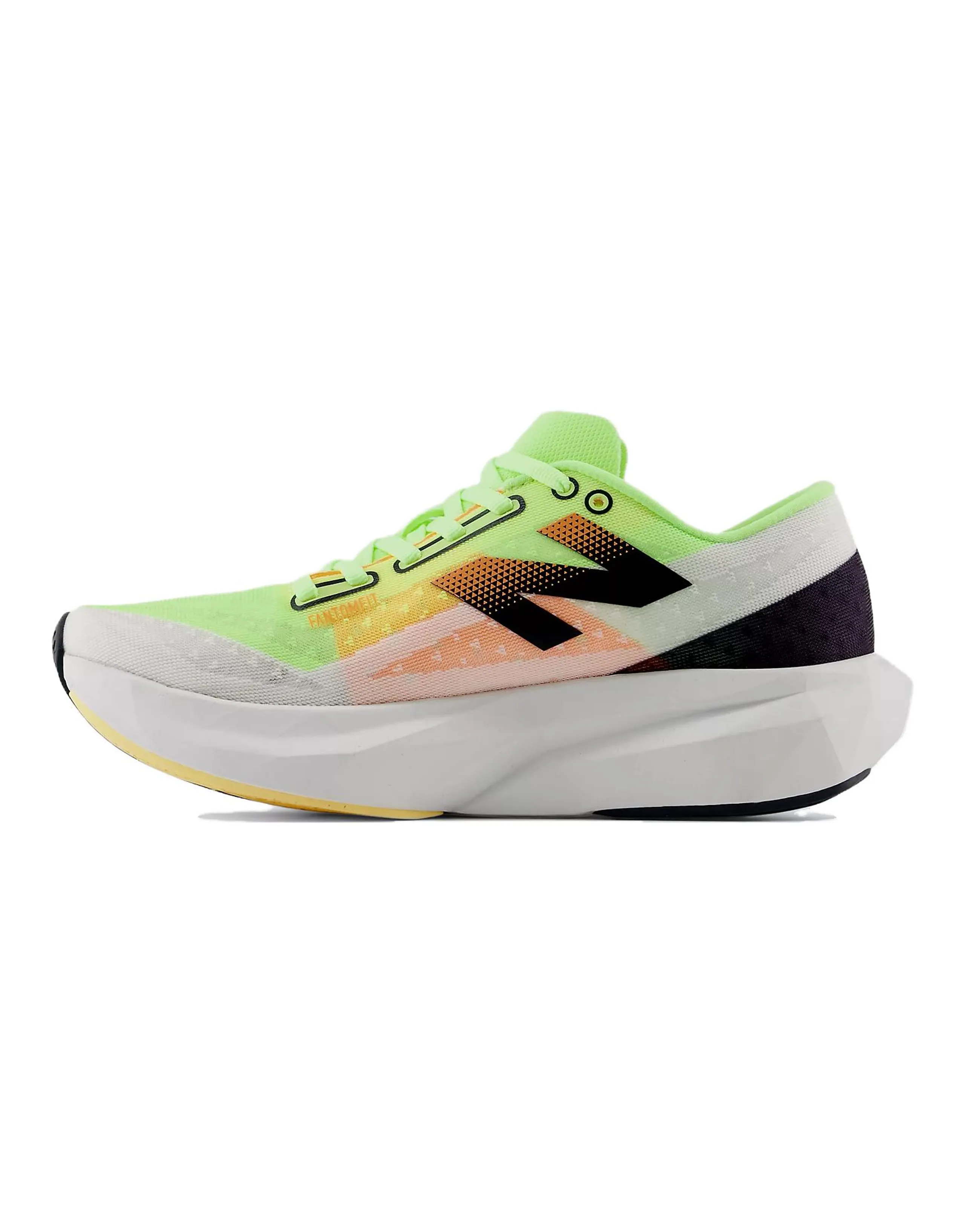 New Balance FuelCell Rebel V4 Bleached Lime Glo Hot Mango