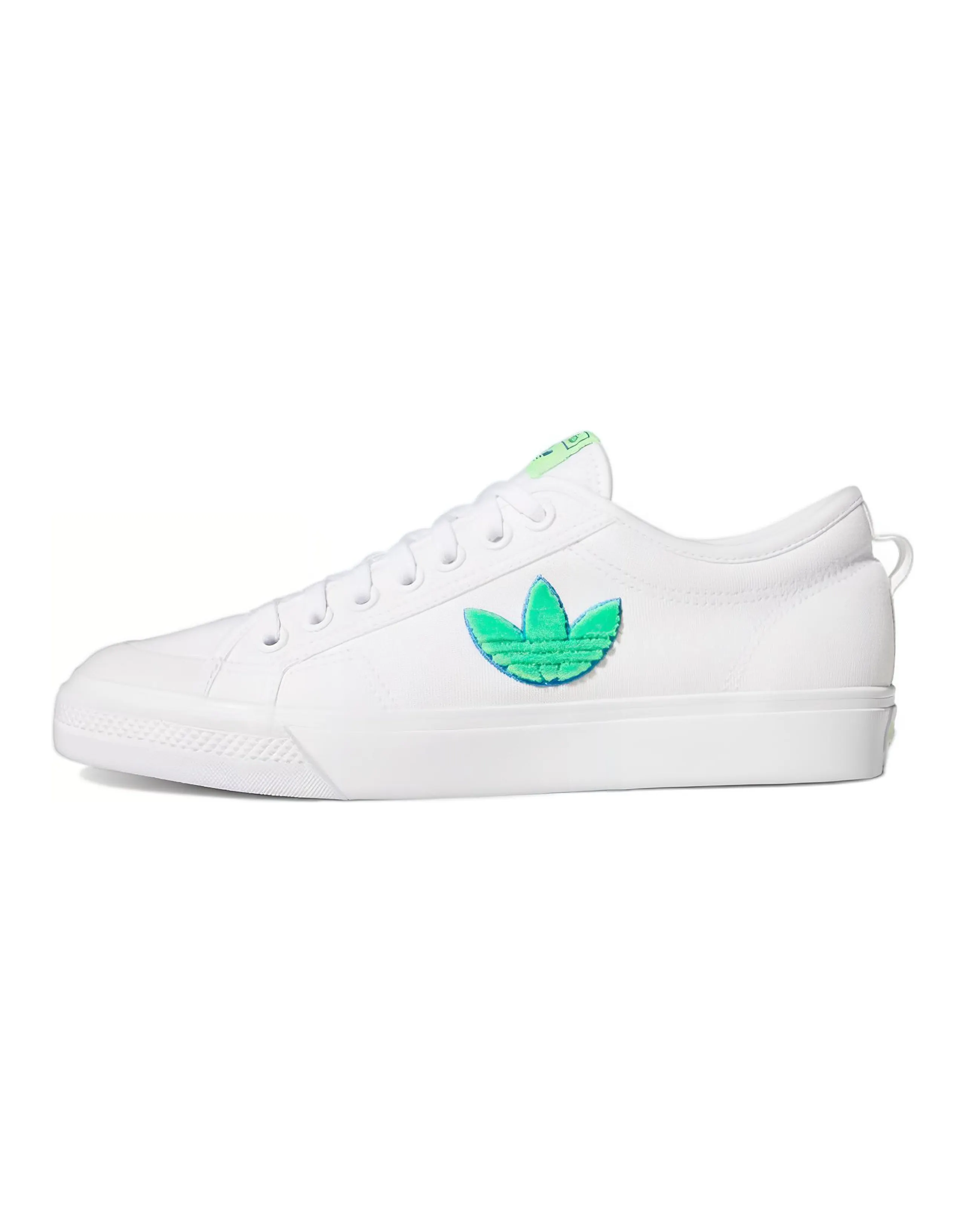 Adidas Nizza Trefoil 'White Signal Green'