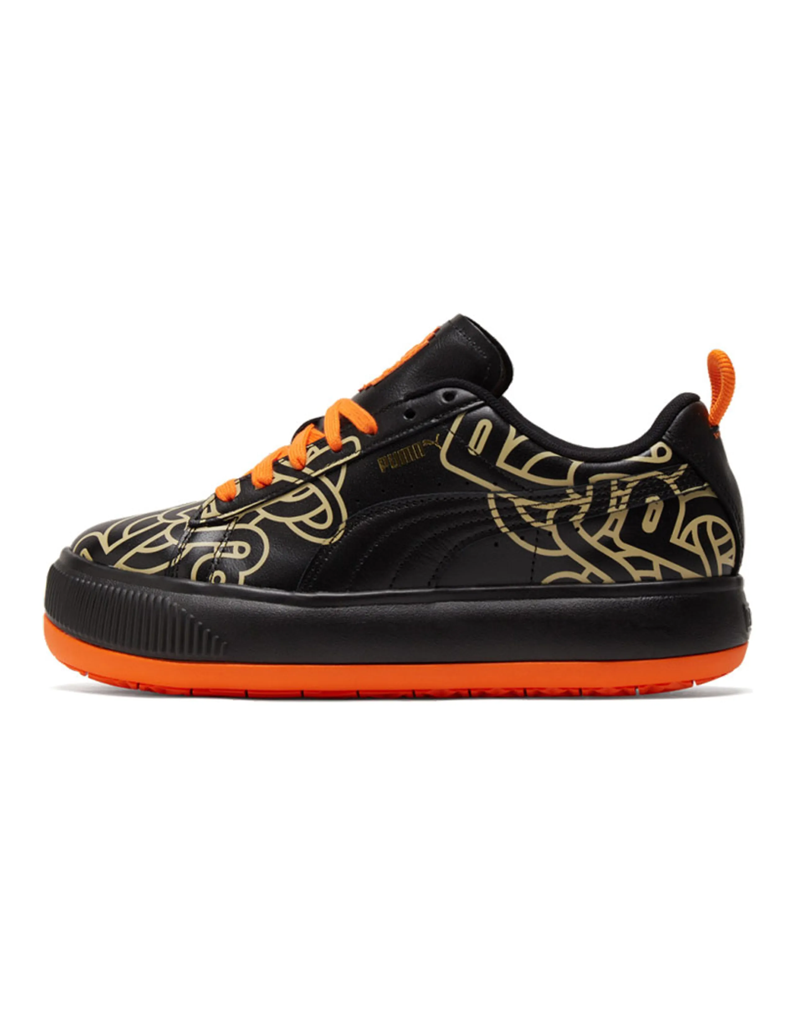 Puma Pronounce X Women's Suede Mayu 'Black Orange'