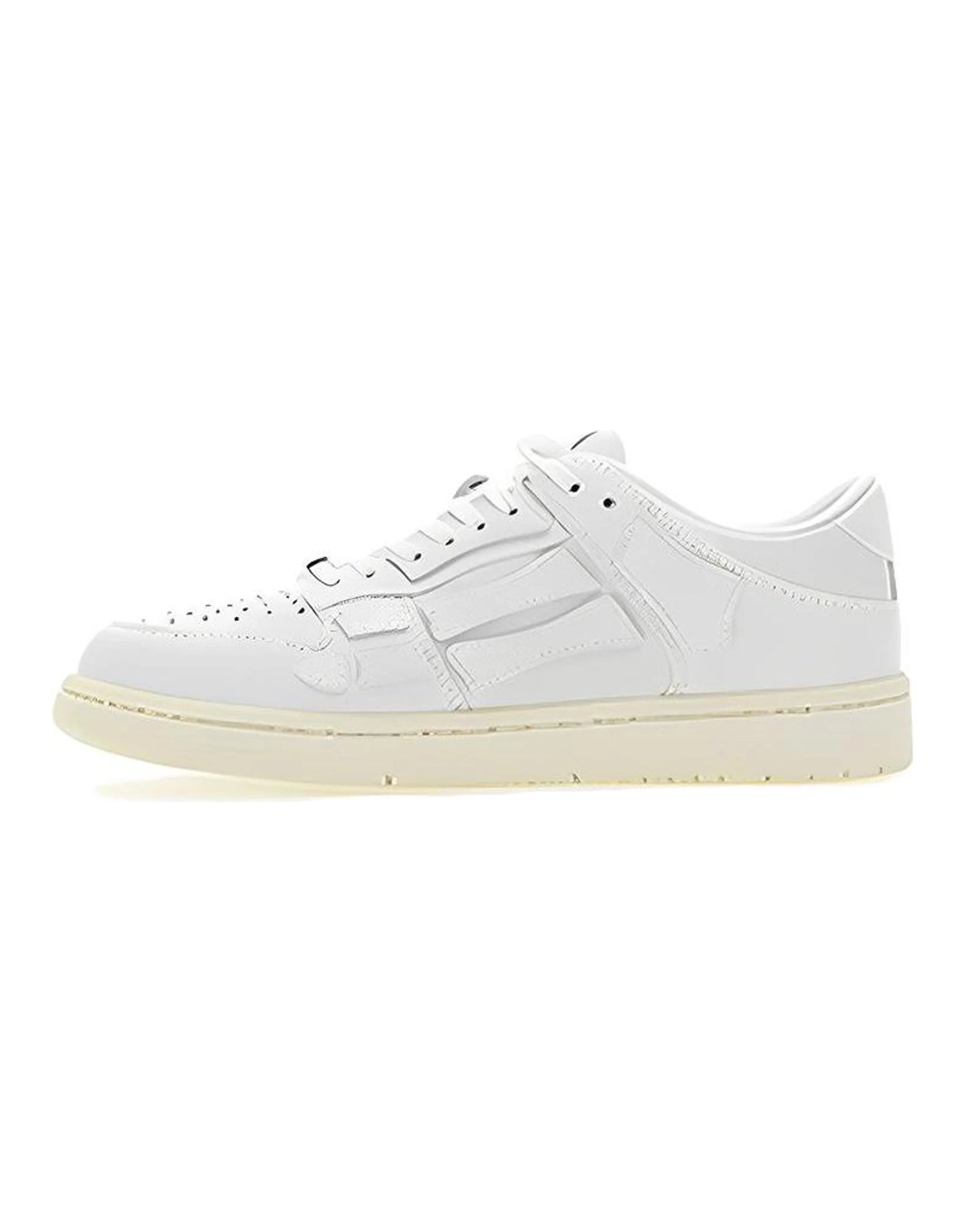 AMIRI Skel-top Leather Low-top Sneakers