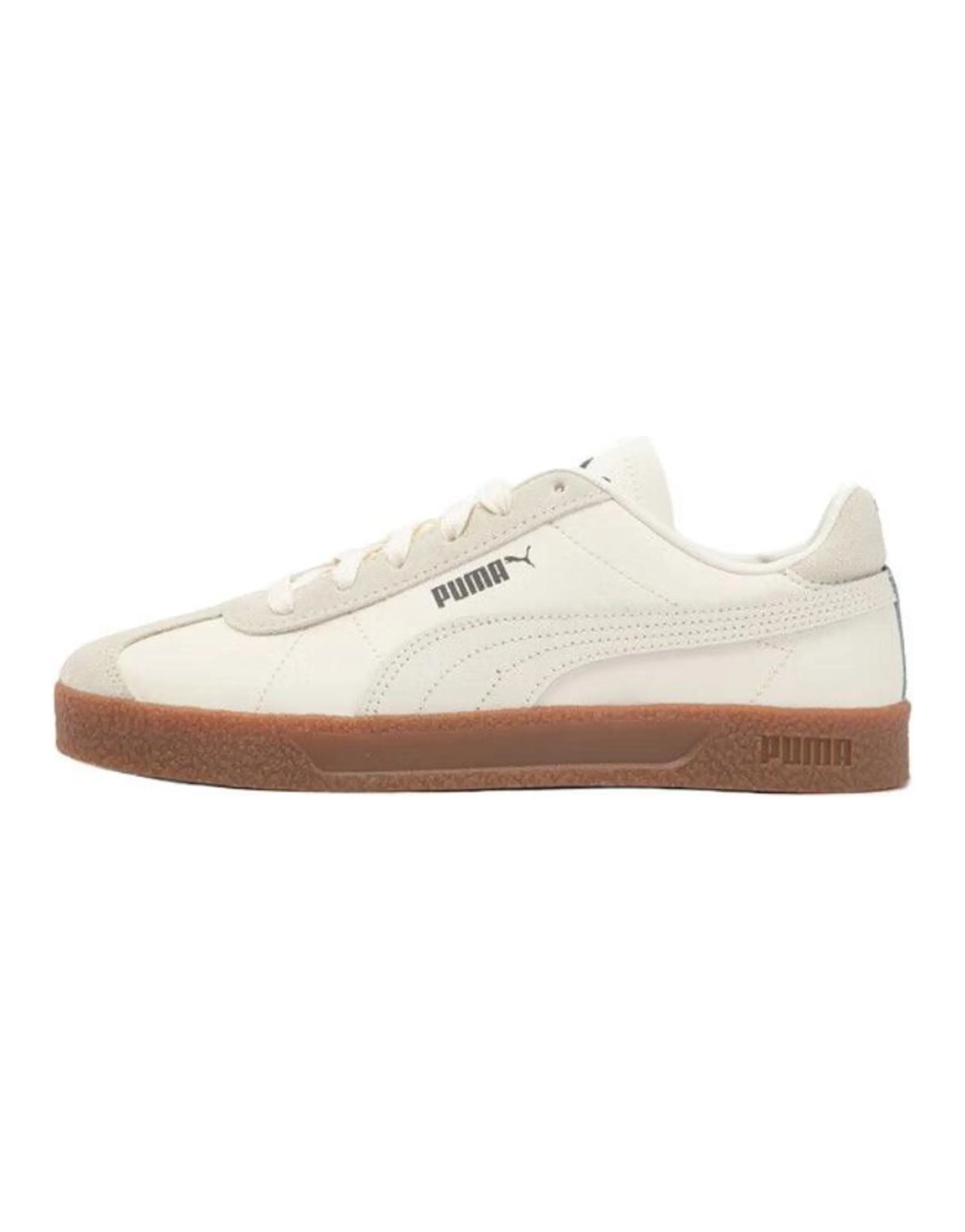 PUMA Club Skate Shoes Unisex Cream White