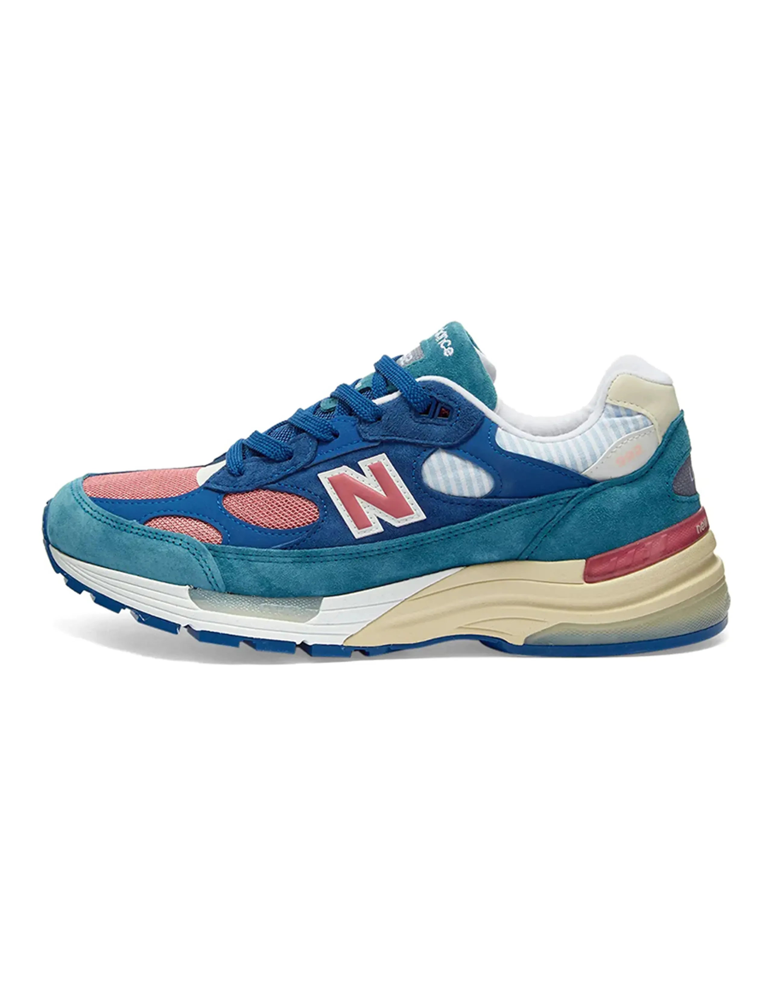 New Balance 992 Blue Teal Rose