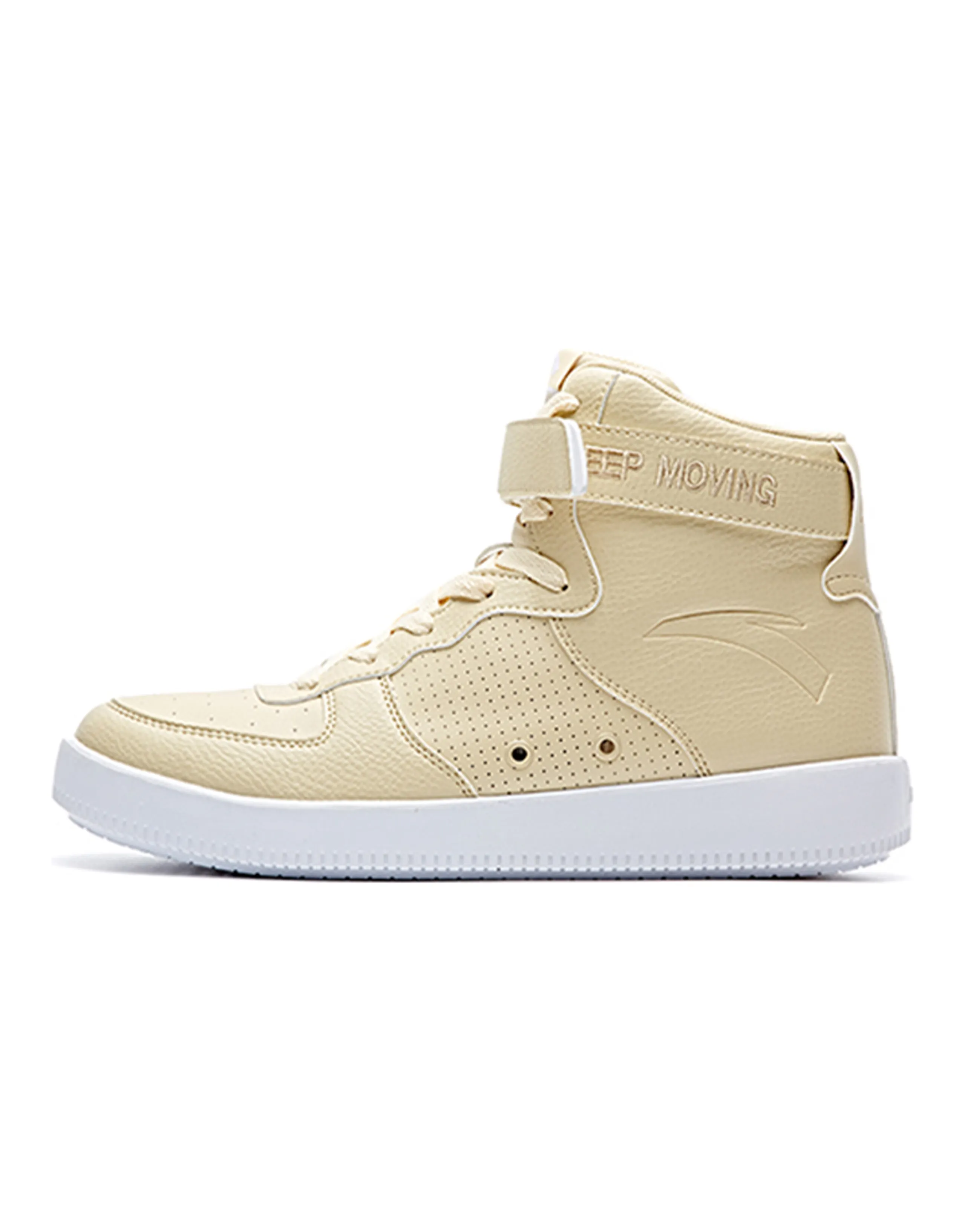 Anta Life Collection High-Top Skateboard Shoes Men's Apricot