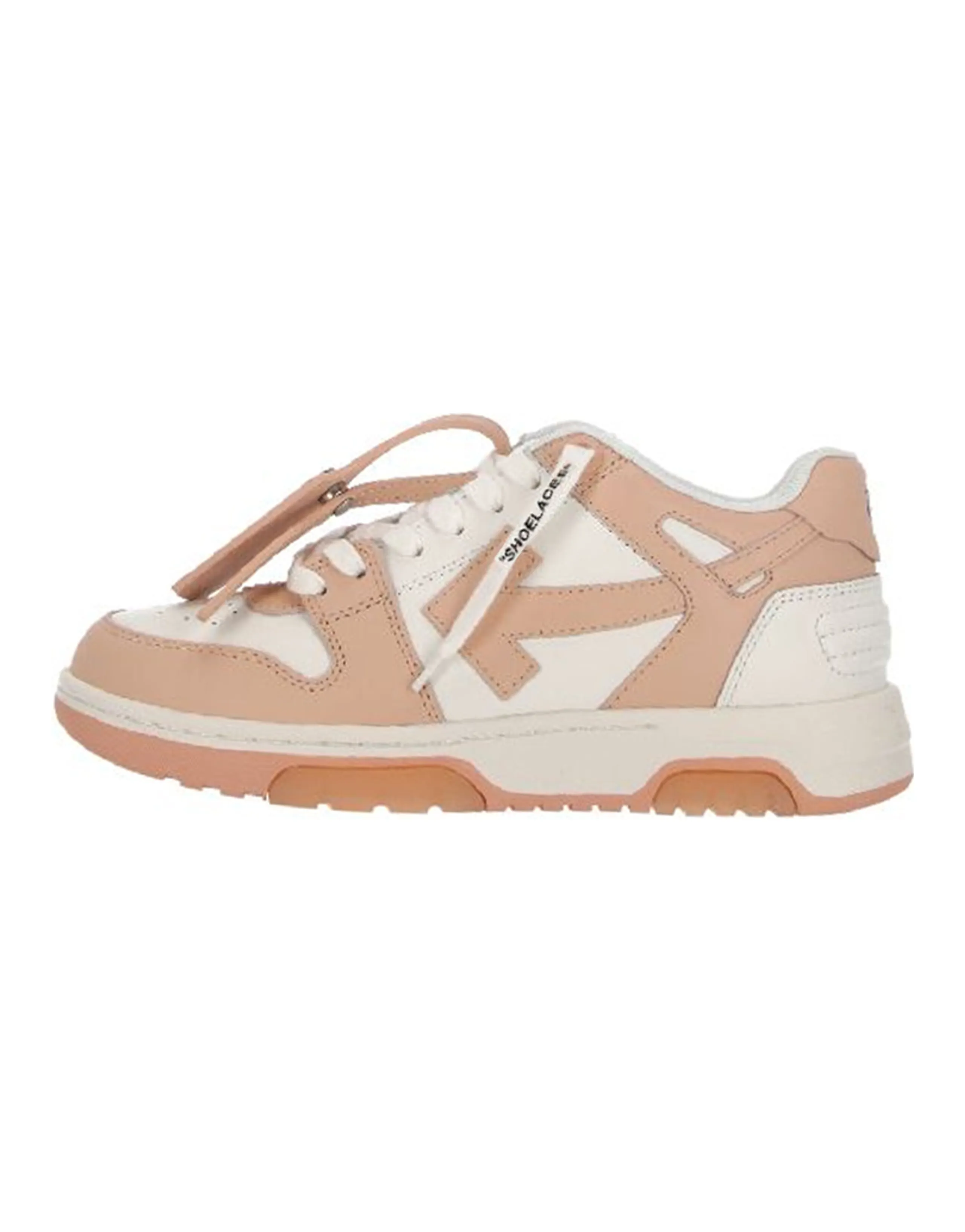 OFF WHITE Out Of Office Low Top Sneaker 'Tan White' Women's