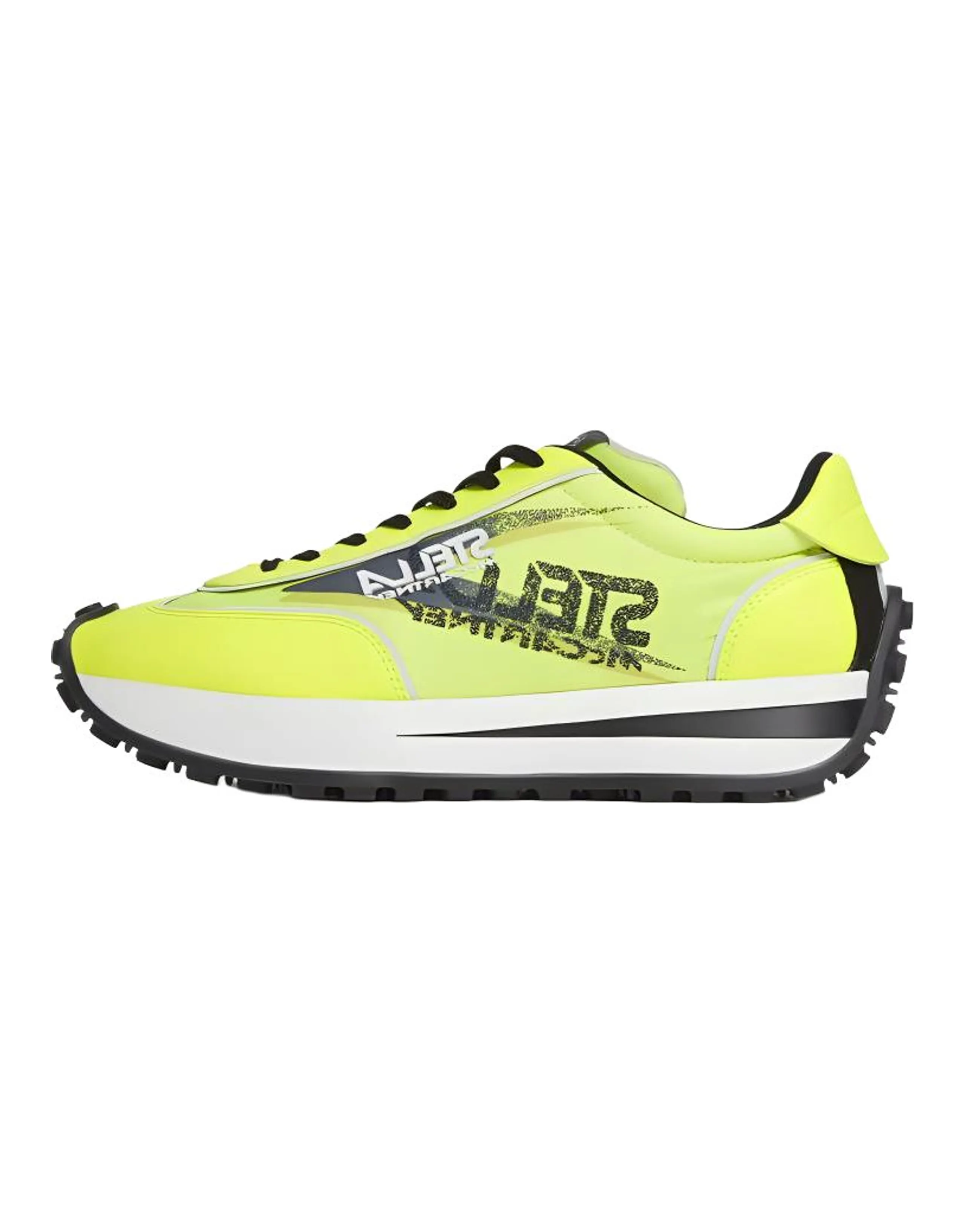 Stella McCartney Reclypse Round Toe Platform Low-Top Casual Shoes Women's Lemon Yellow