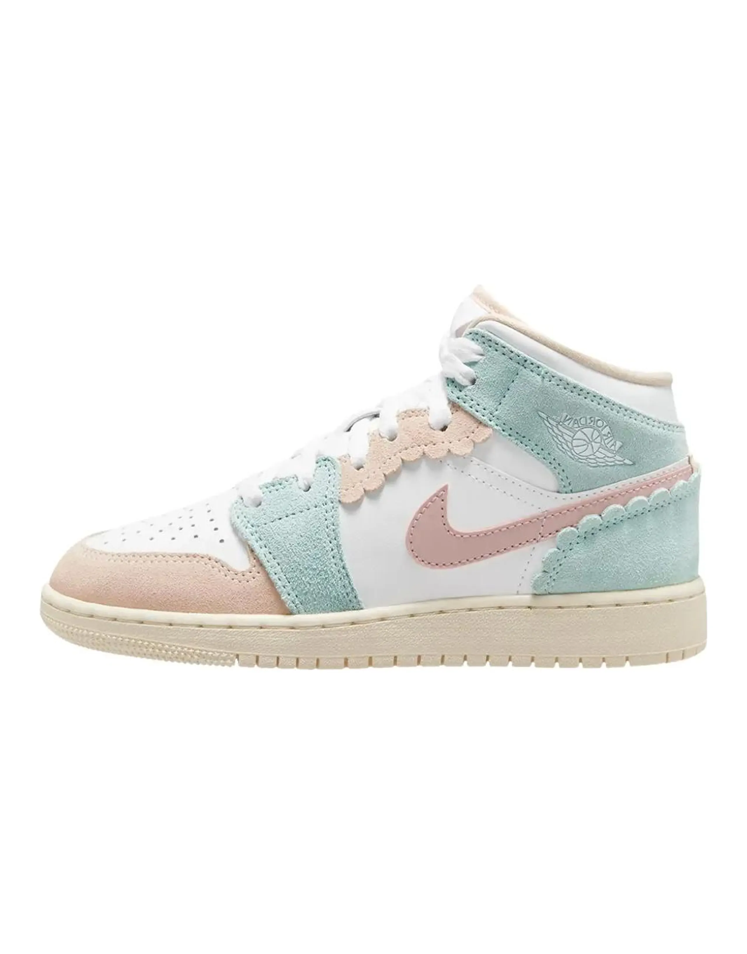 Jordan 1 Mid SE Pink Oxford GS