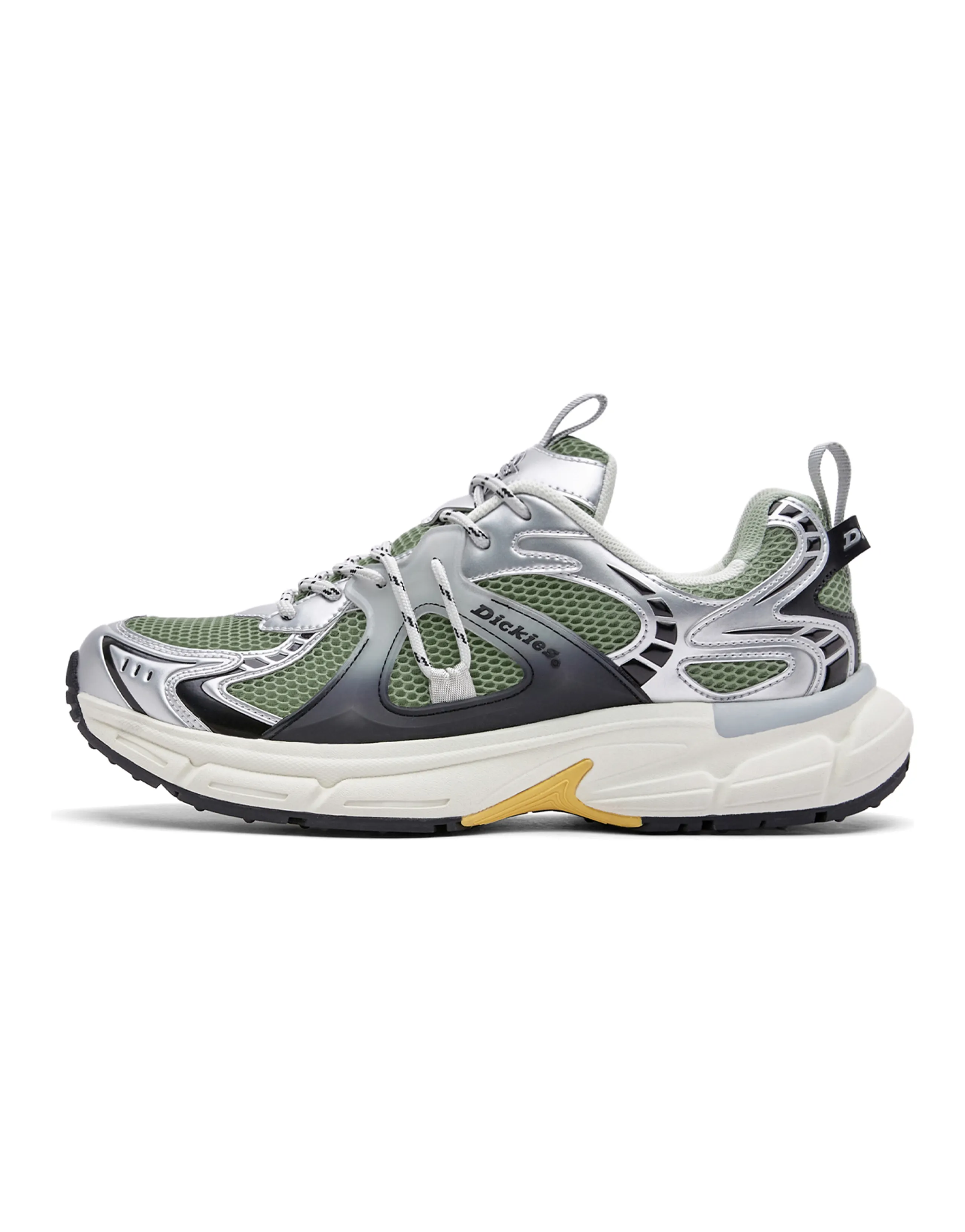 Dickies Retro Patchwork Casual Sports Low-Top Dad Shoes Men's Light Green Silver