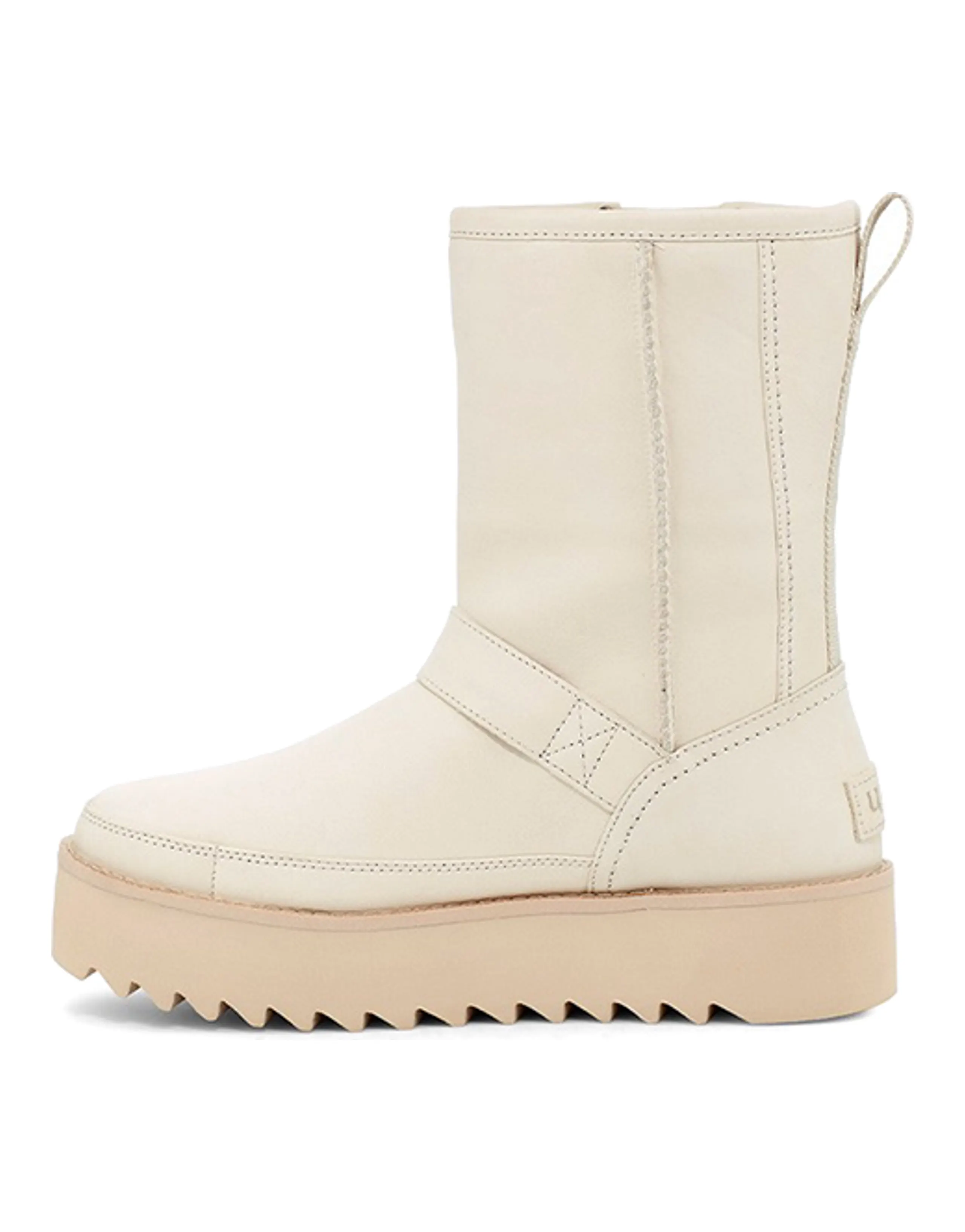 UGG Classic Rebel Biker Short Boot 'Bone' Women's