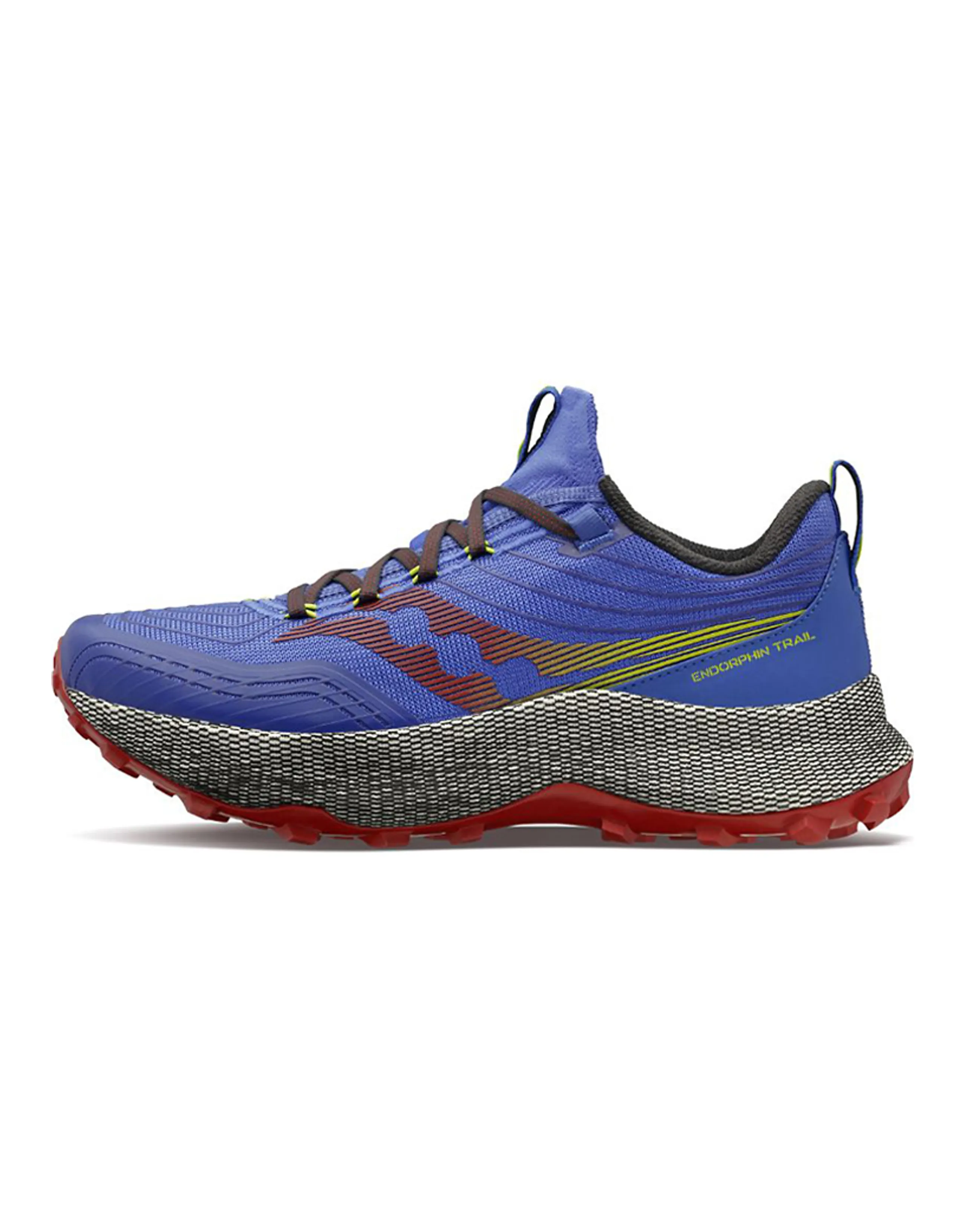 Saucony Endorphin Trail Trail Coffee Low-Top Running Shoes Men's Blue