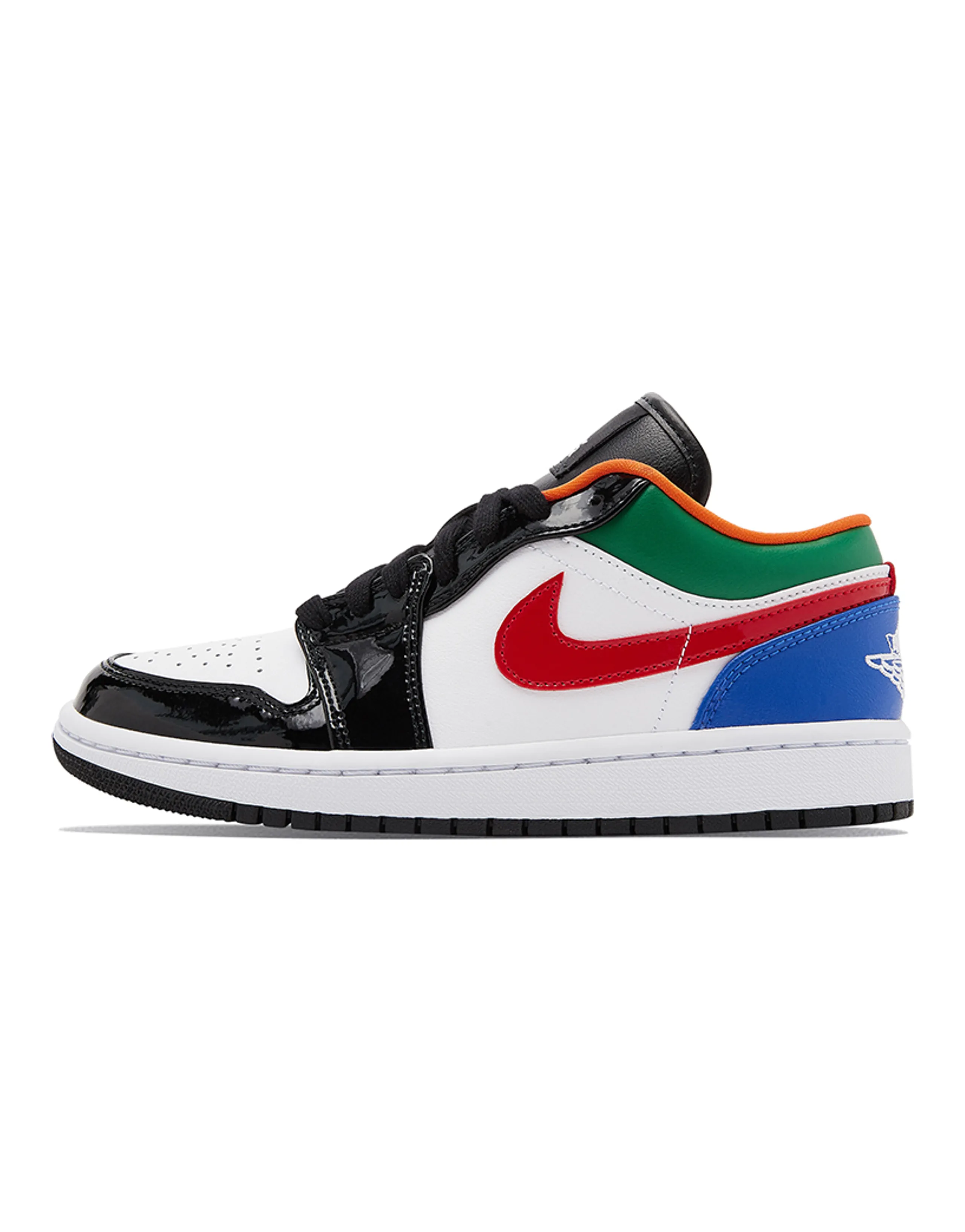 JORDAN 1 Low Multi Color Black Toe Women's