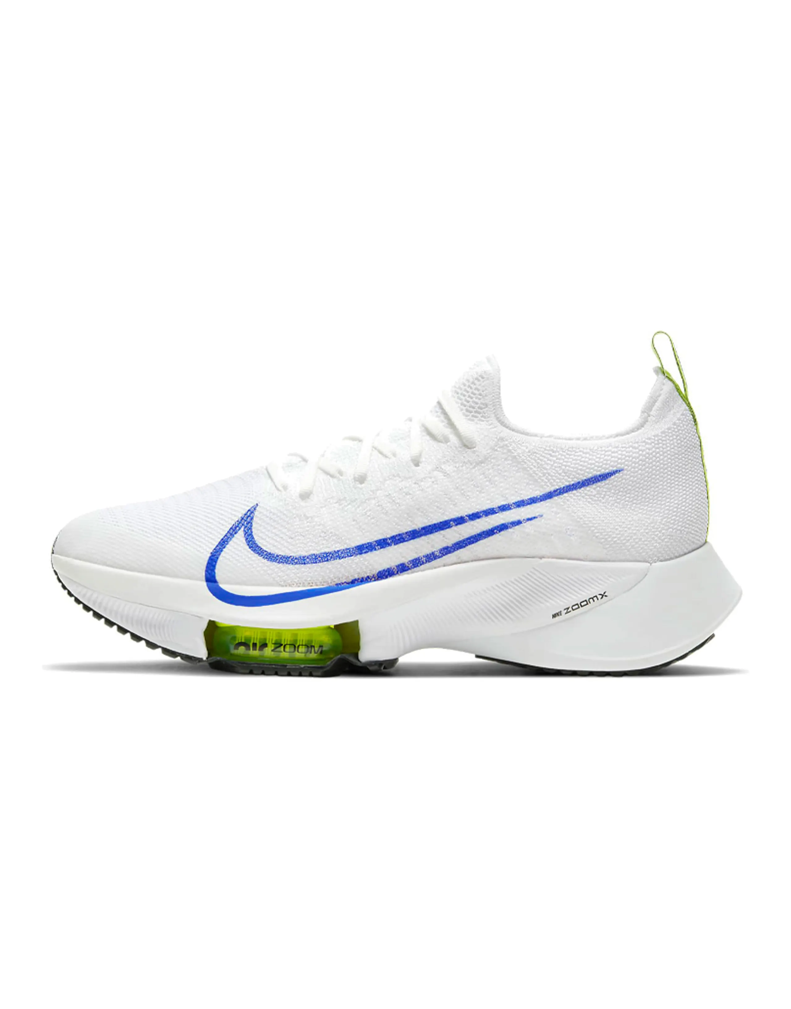 Nike Air Zoom Tempo Next% Flyknit White Racer Blue Volt