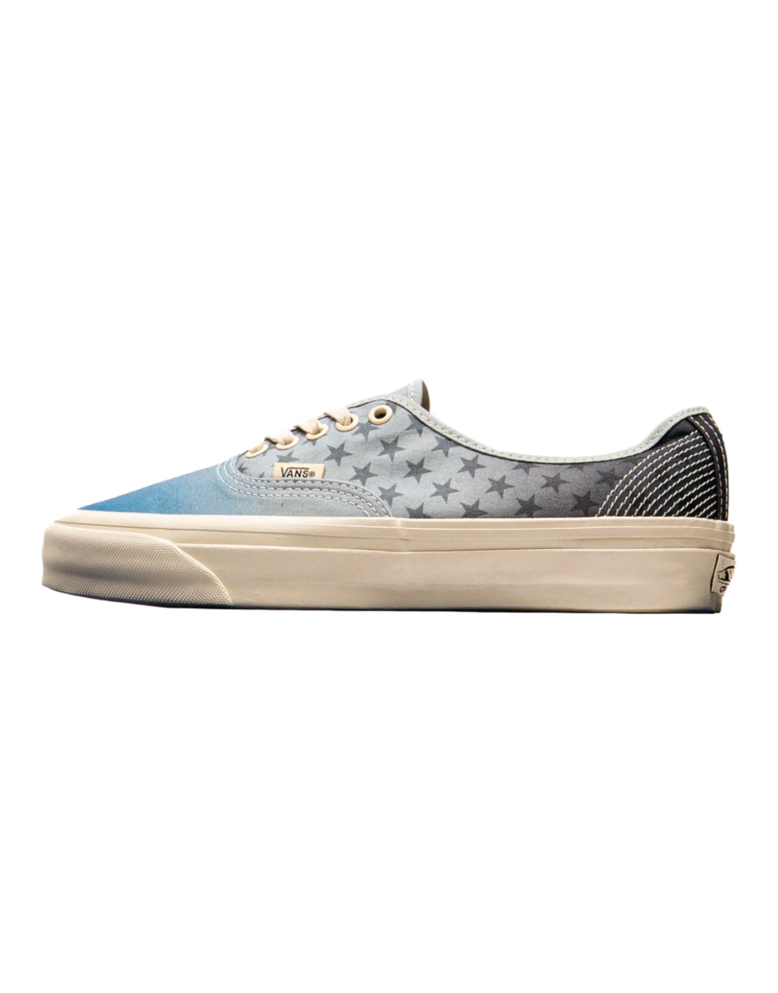 Vans LX Authentic 44 Echoes Fashion Comfortable Low-Top Sneakers Men's Grey Blue