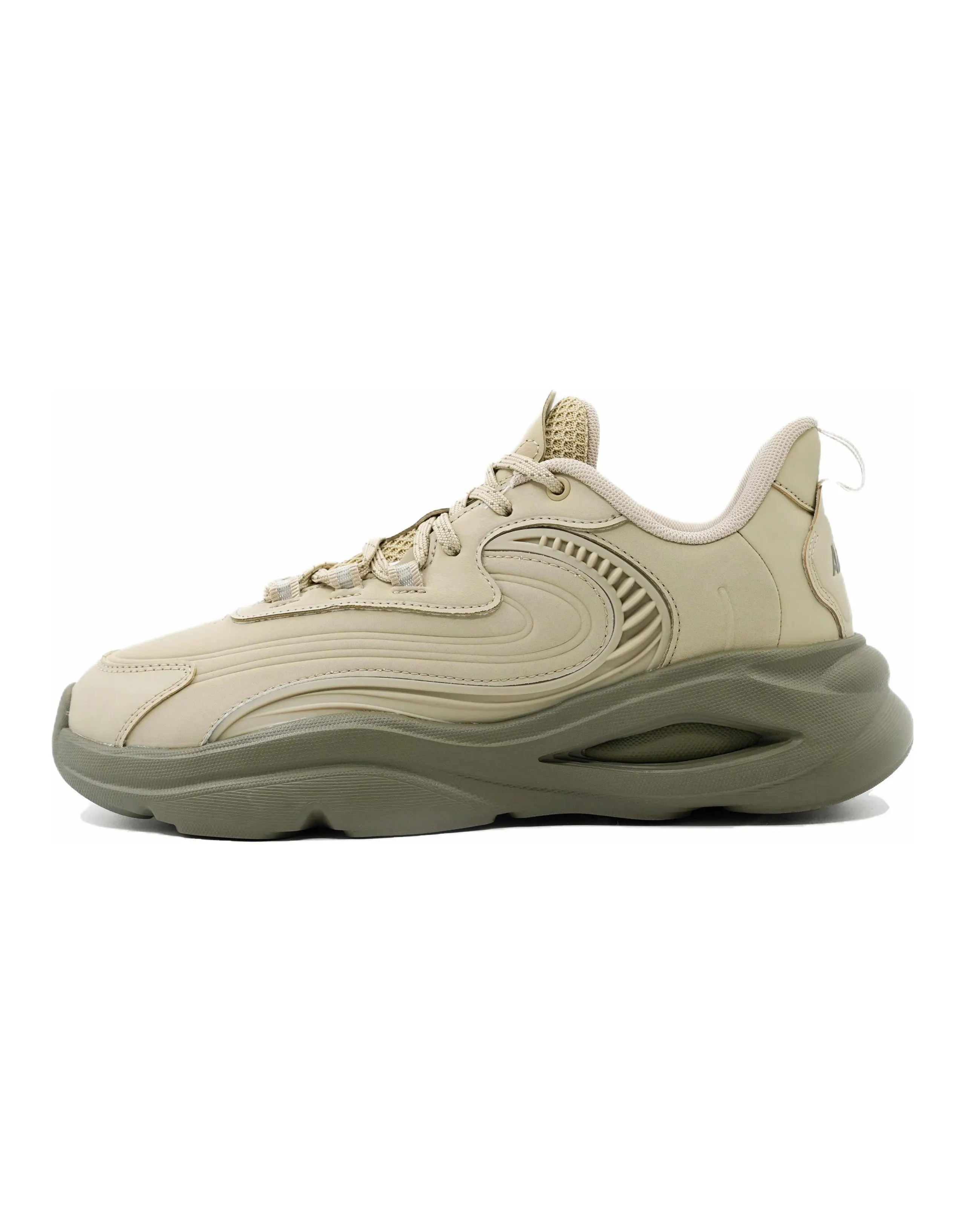 Anta Anti-Slip Wear-Resistant Low-Top Casual Shoes Women's Khaki
