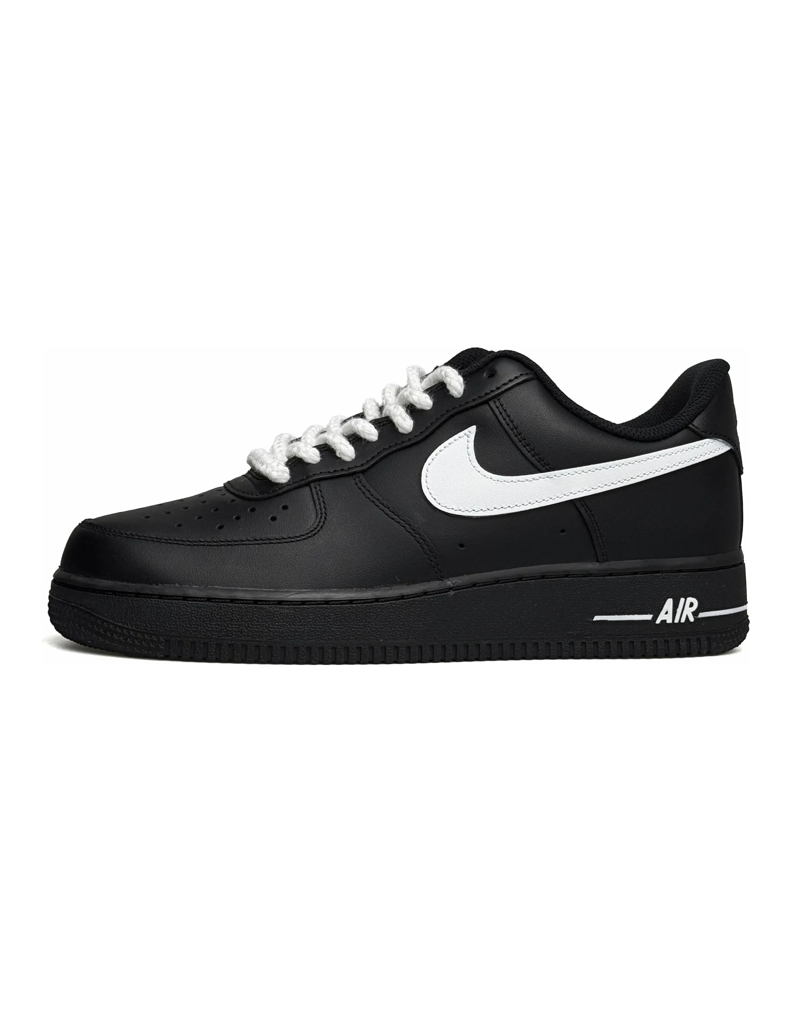 Nike Air Force 1 Slip-Resistant Cushioning Wear-Resistant Low-Top Skateboard Shoes Unisex Black White