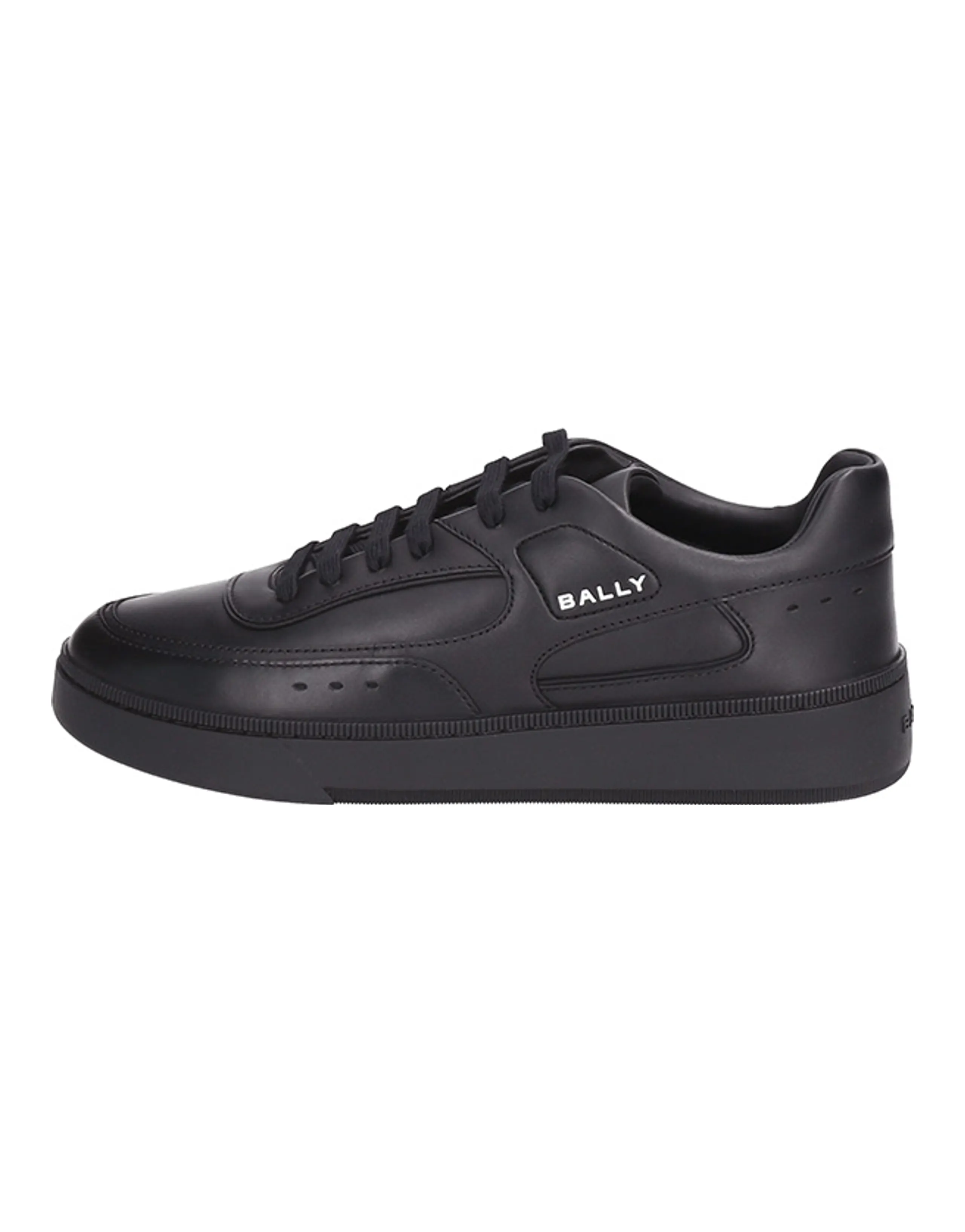 BALLY Calf Leather RAISE Platform Lace-Up Casual Sneakers Low-Top Skate Shoes Men's