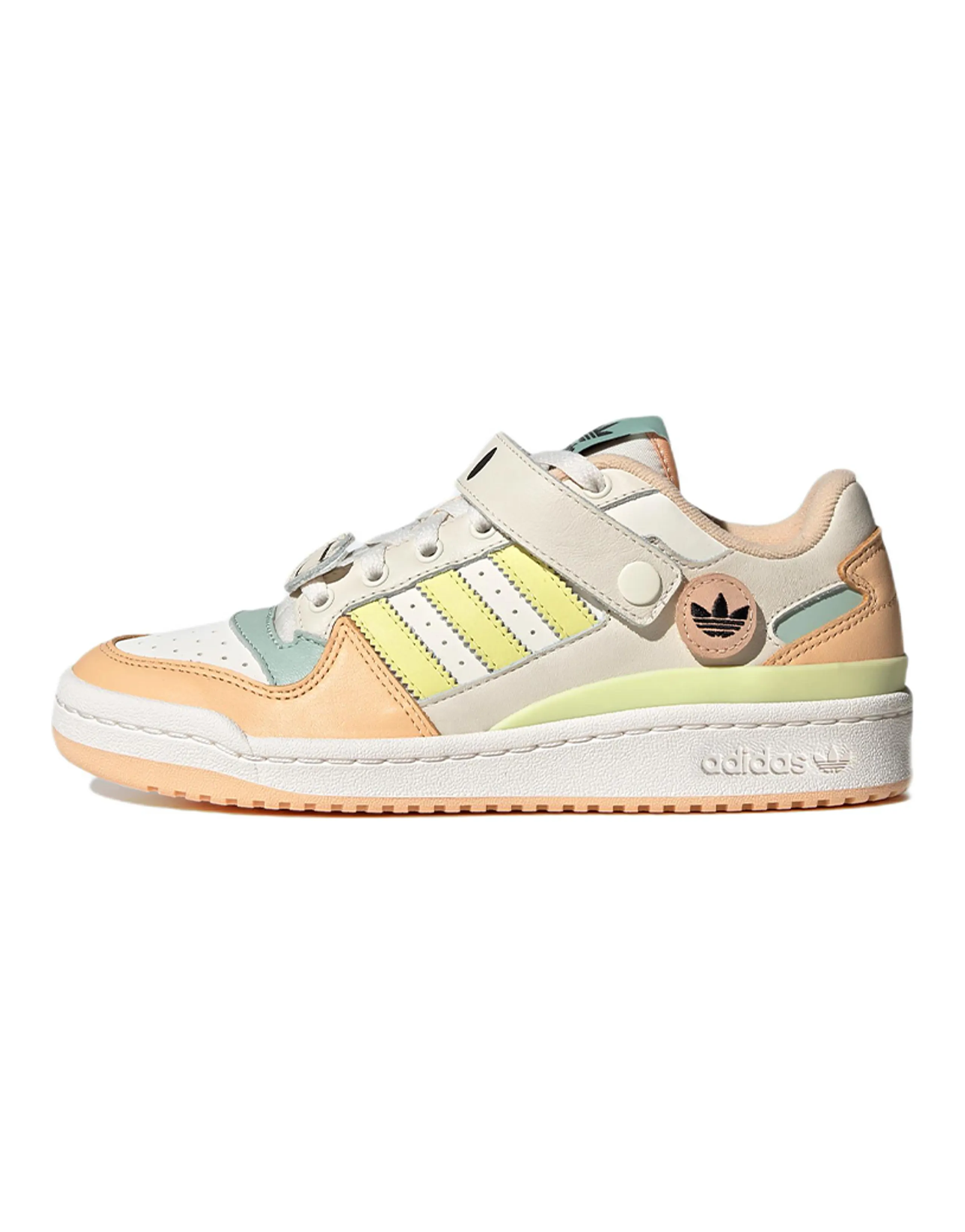 Adidas Originals Forum Low 'White Light Orange Cream Yellow Green' Women's