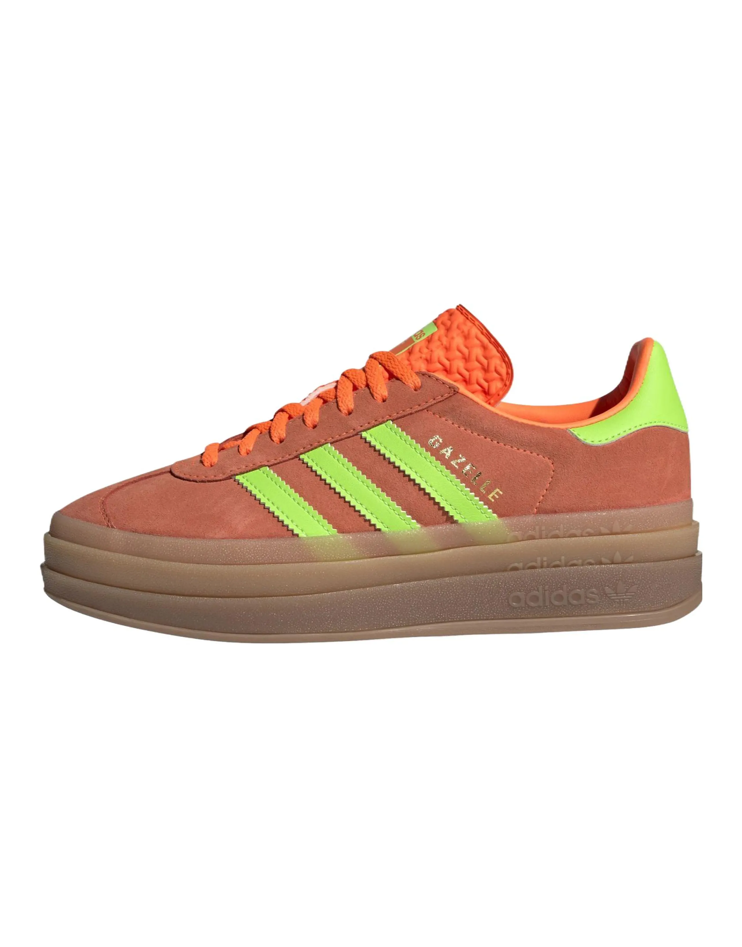 Adidas Originals Gazelle Bold Solar Orange Solar Green Women's