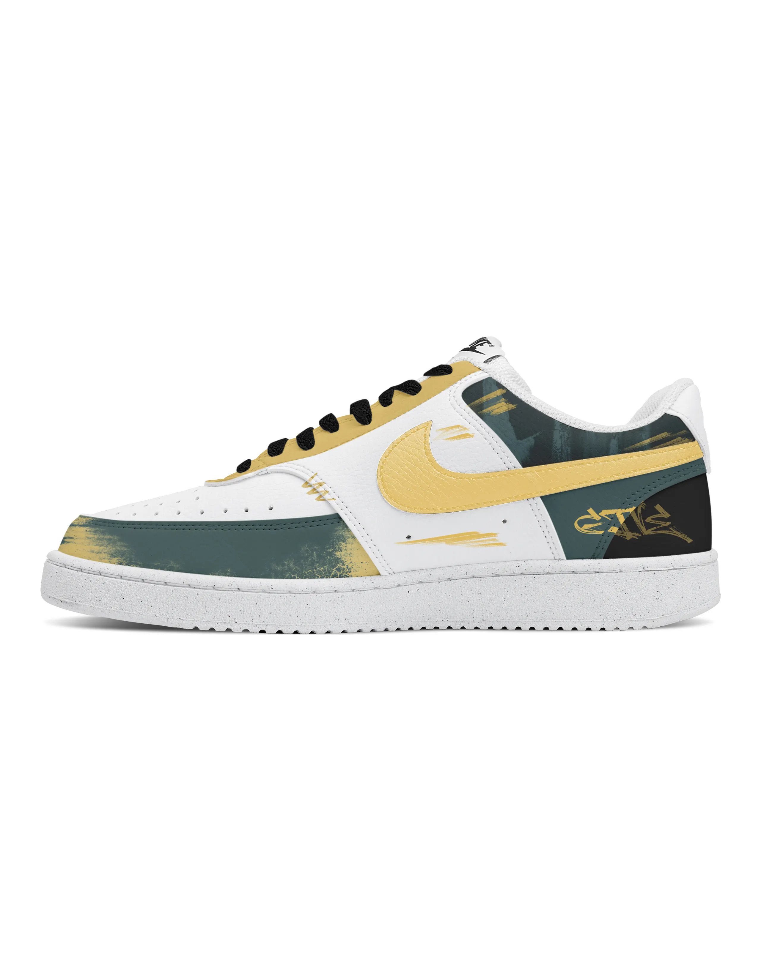 Nike Court Vision Time Avant-Garde Anti-Slip Wear-Resistant Low-Top Skateboard Shoes Men's Jasper
