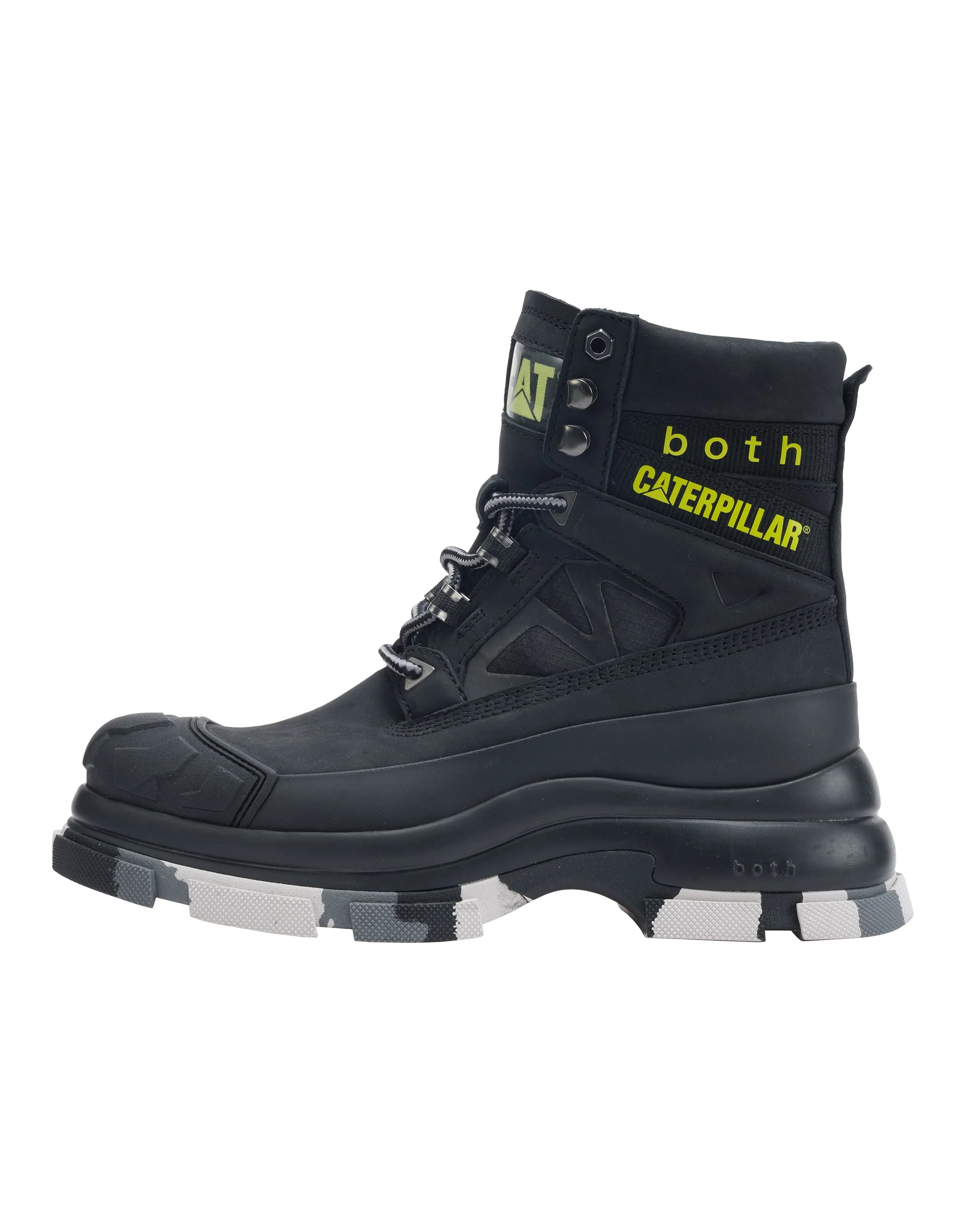 BOTH x CAT Slip-Resistant Short Outdoor Boots Women's Black