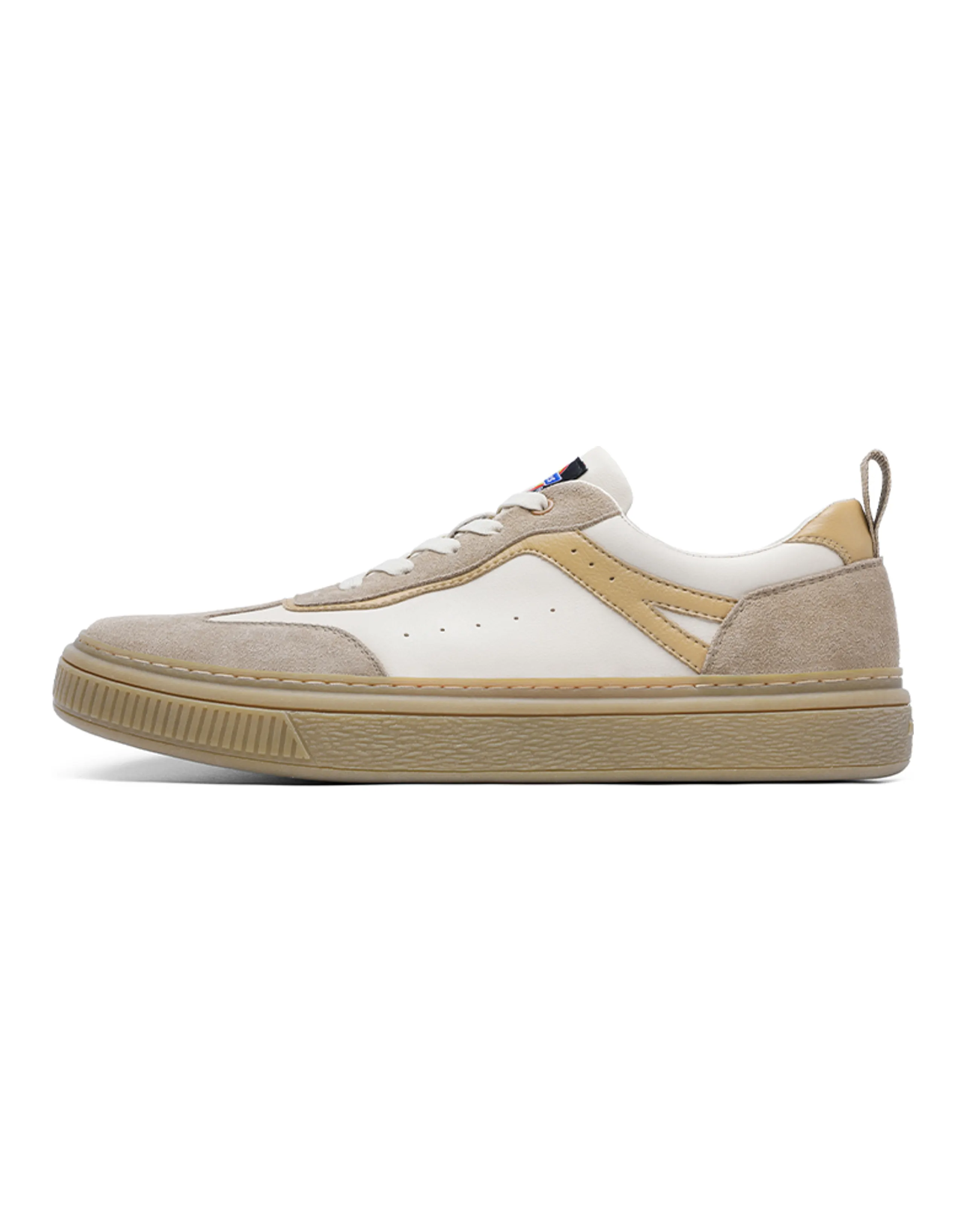 Dickies Ultra-Fiber Leather Panel Comfort German Training Low Top Skateboard Shoes Men's Beige